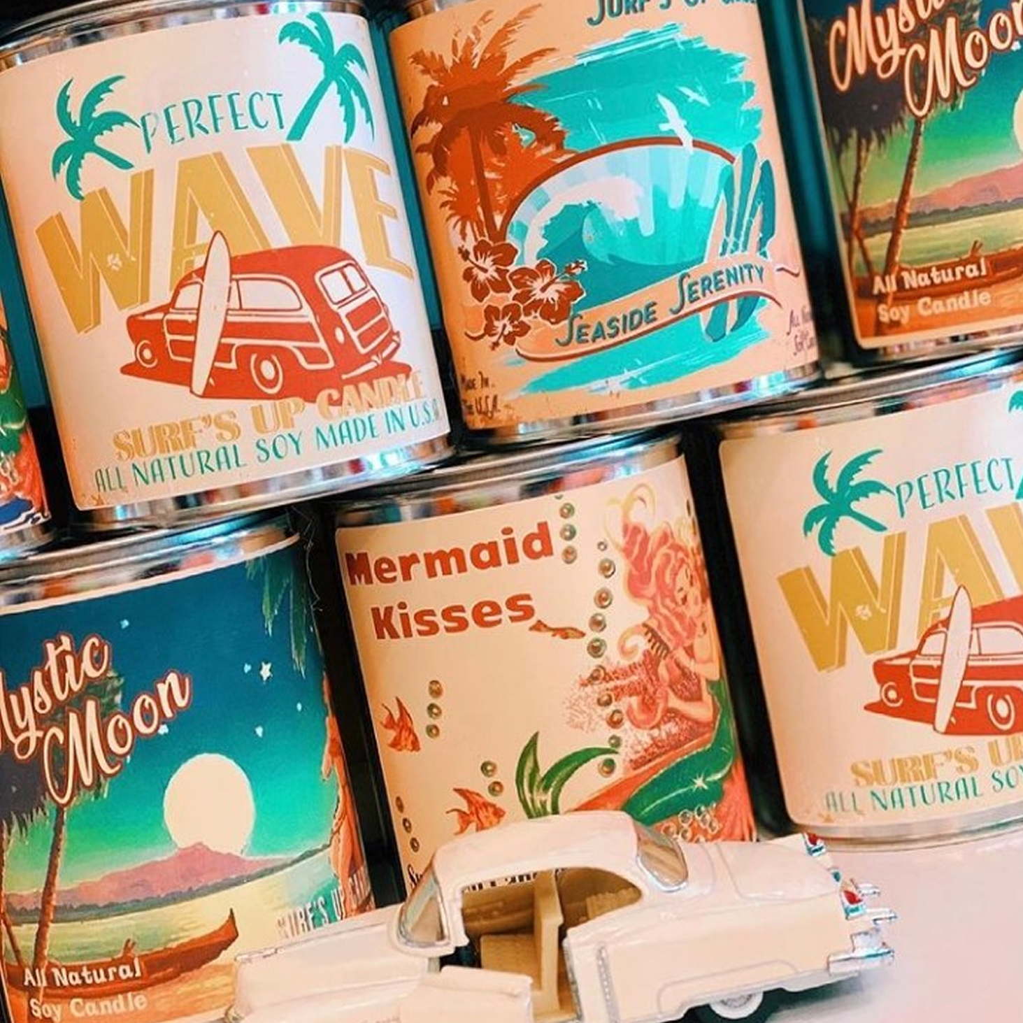 Paint Can Candles - Vintage Collection