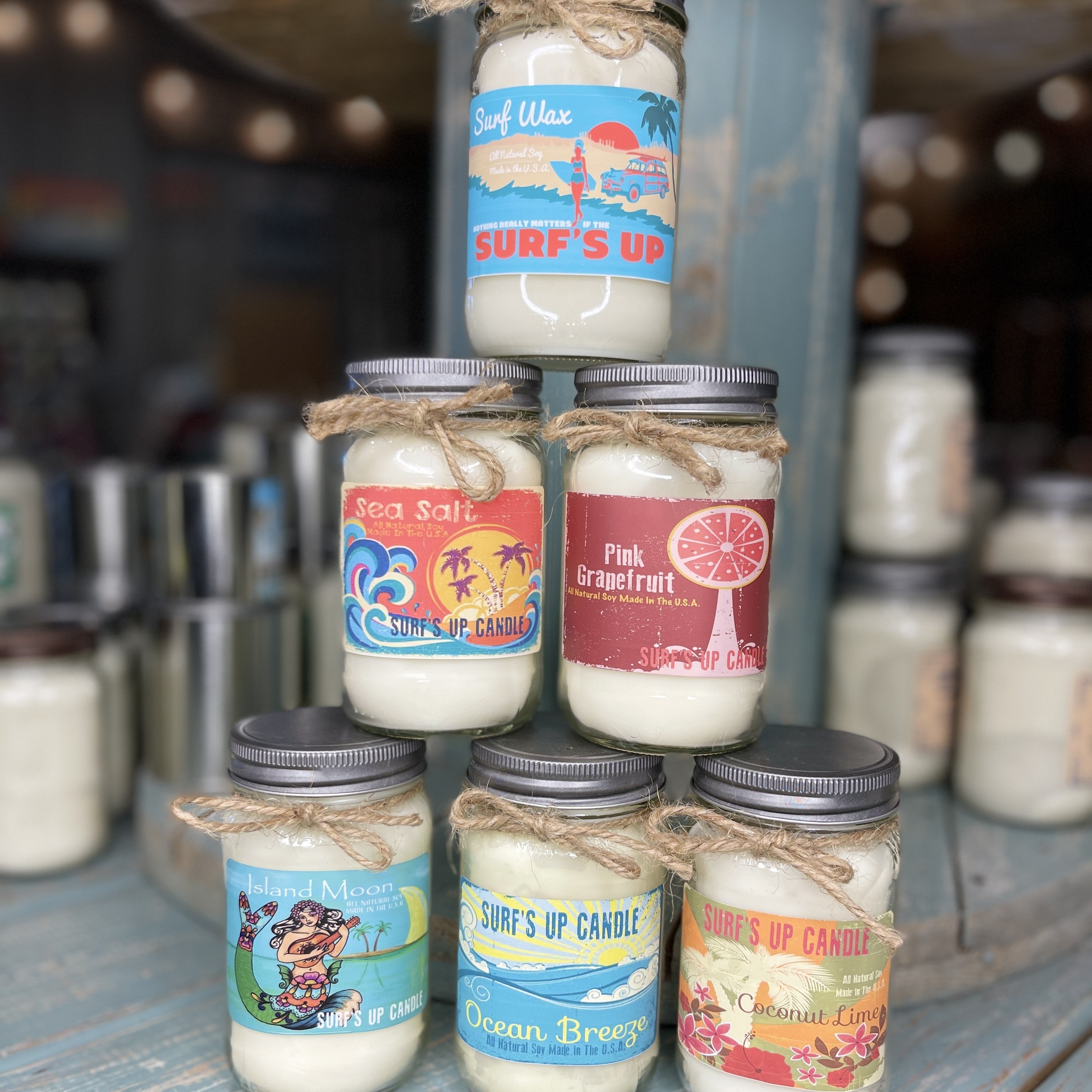 Mason Jar Candles - Vintage Collection