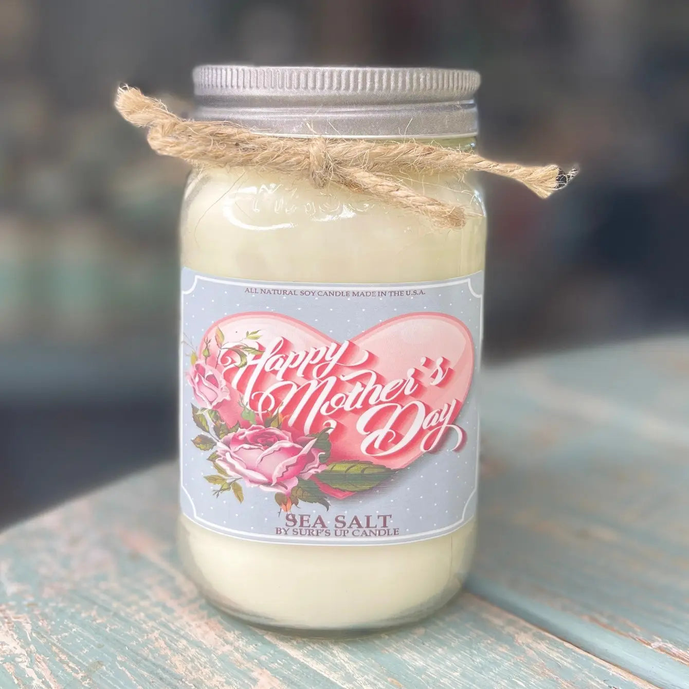 Sea Salt Mason Jar Candle - Mother's Day Collection