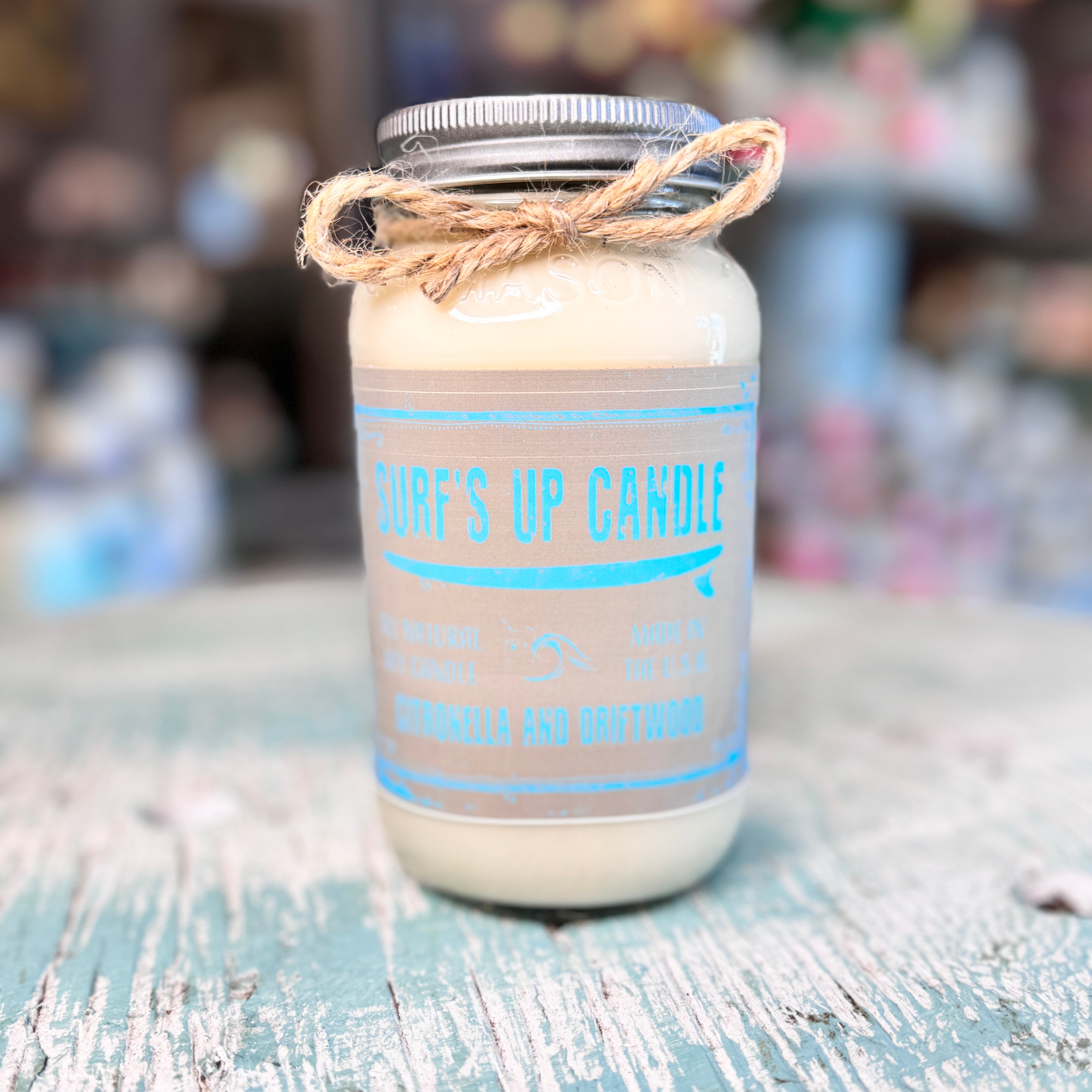 Citronella & Driftwood Mason Jar Candle - Original Collection