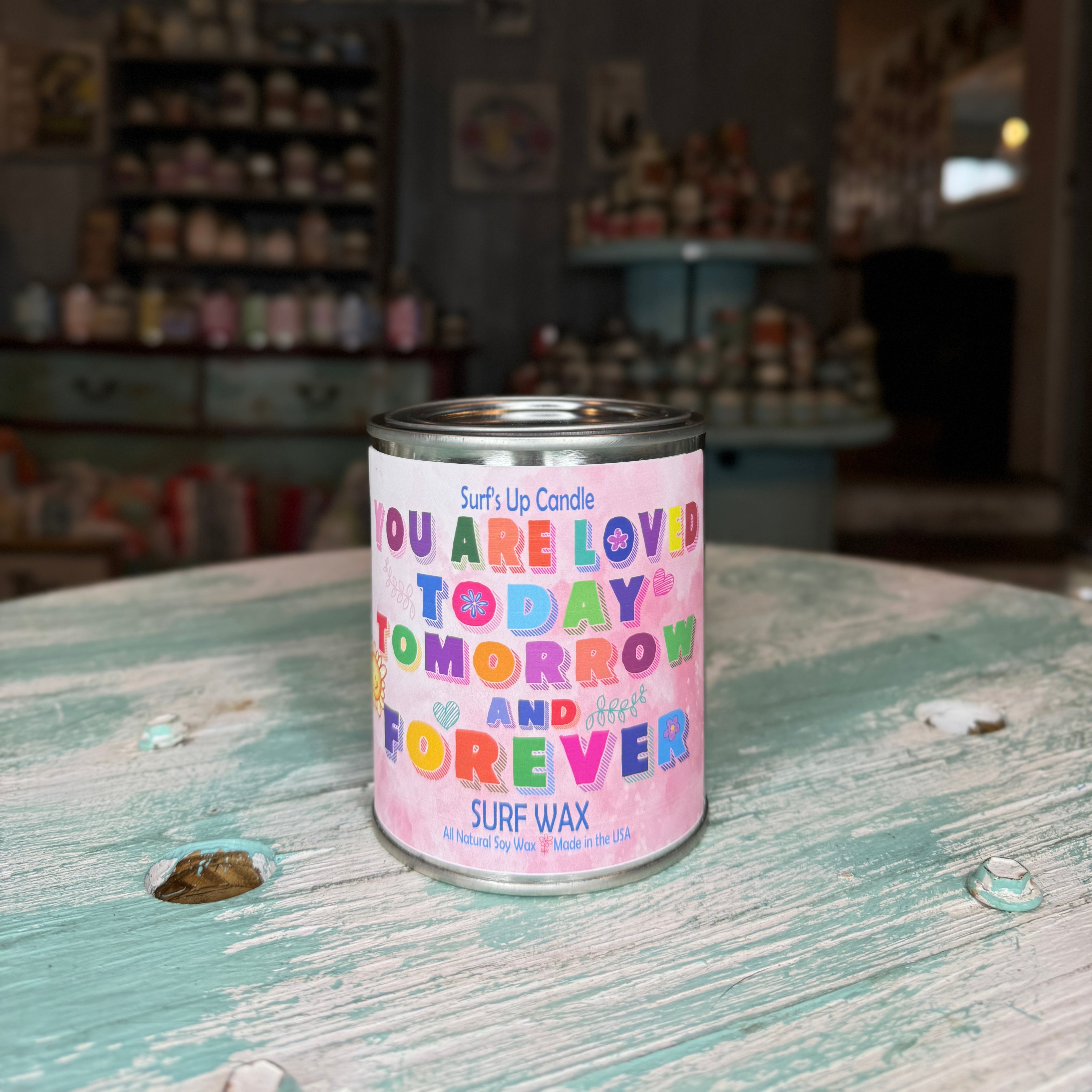 Surf Wax Paint Can Candle - Sunshine Collection