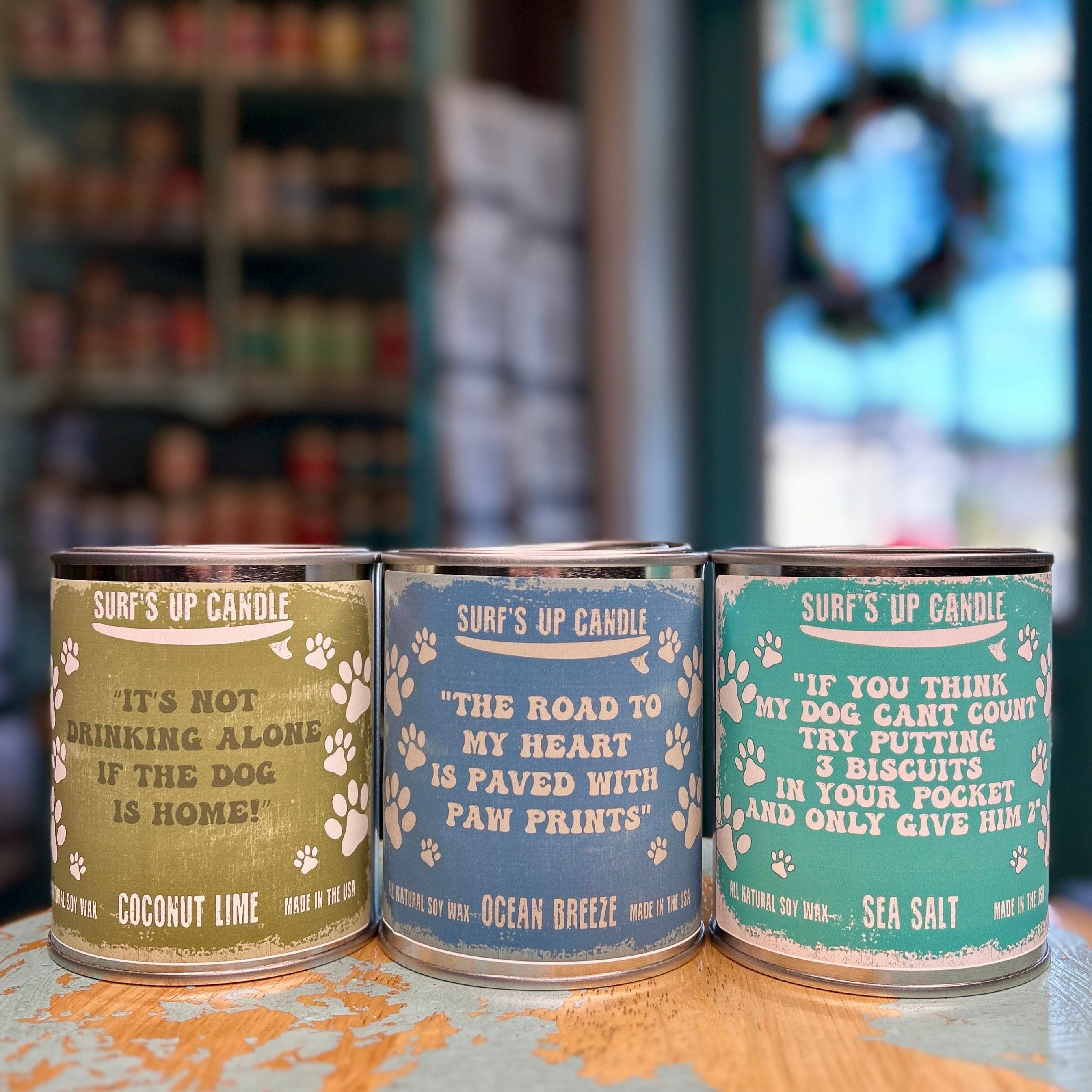 Salty Snouts Paint Can Candle Trio - Paw-some Scents Collection