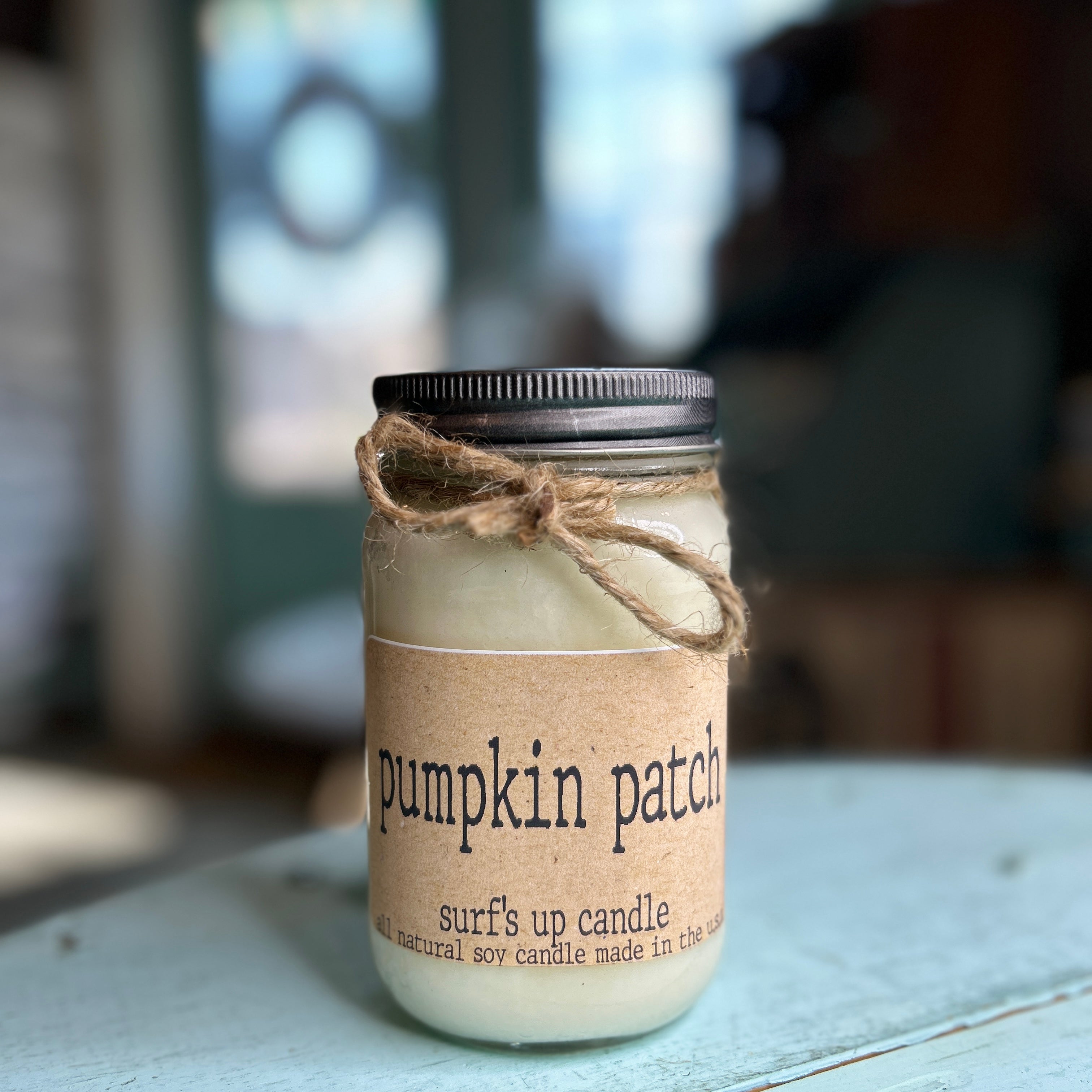 Pumpkin Patch Mason Jar Candle - Brown Bag Collection