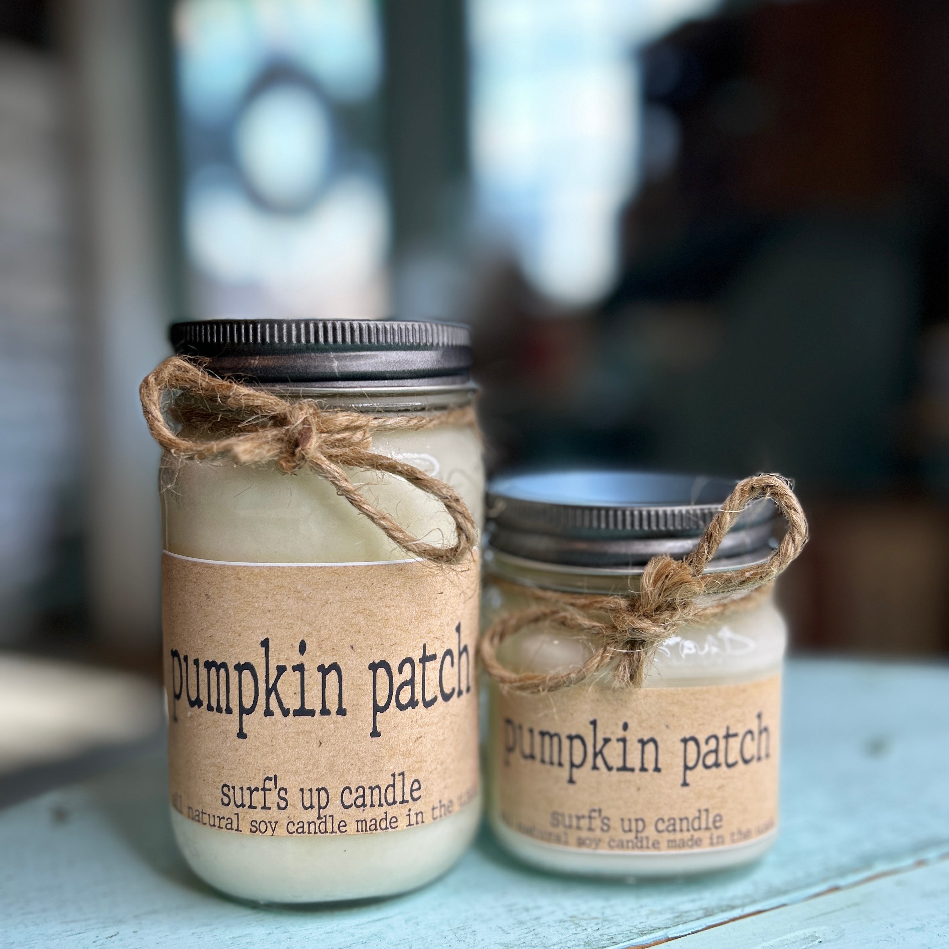 Pumpkin Patch Mason Jar Candle - Brown Bag Collection