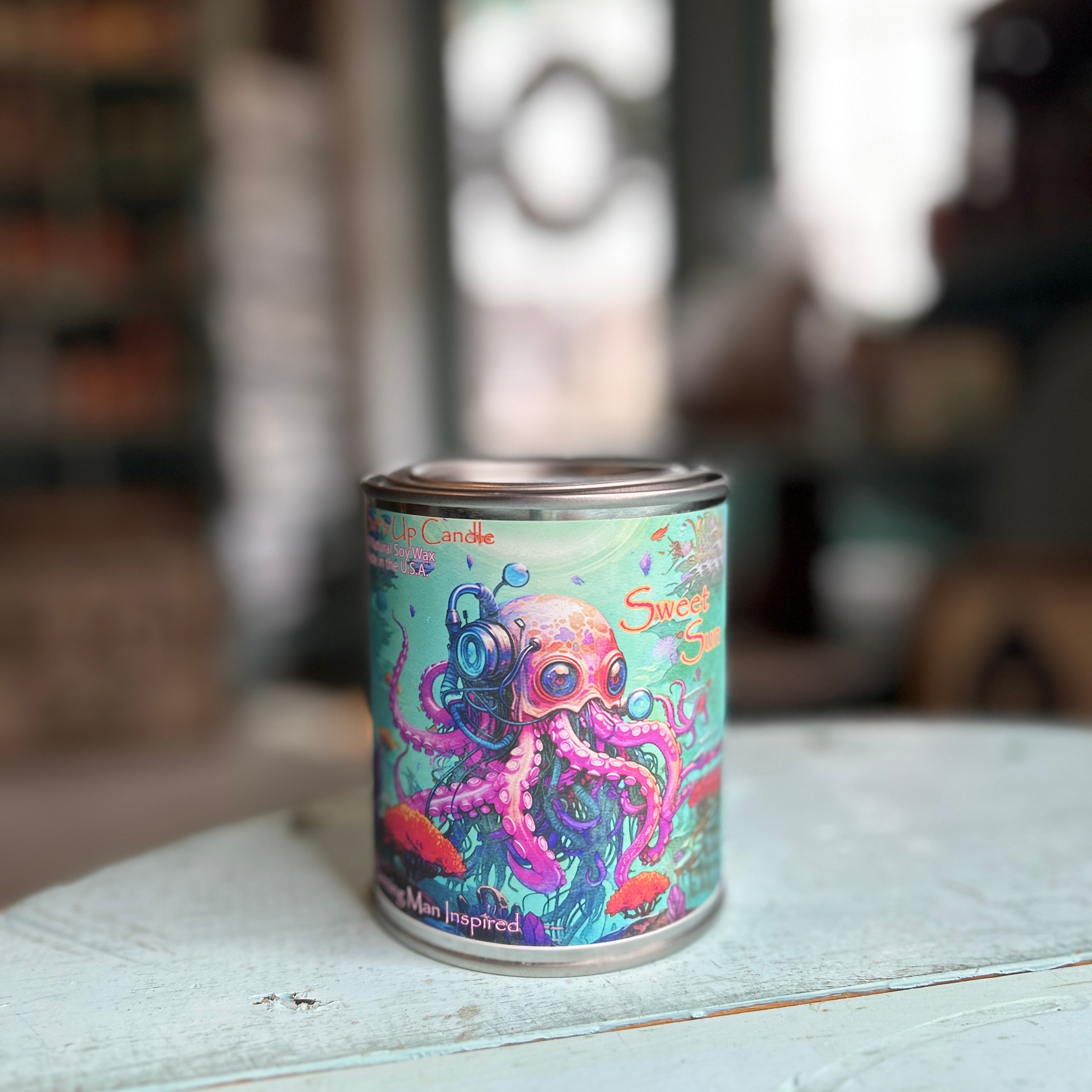 Burning at home Paint Can Candle Trio - Burning Man Inspired Collection