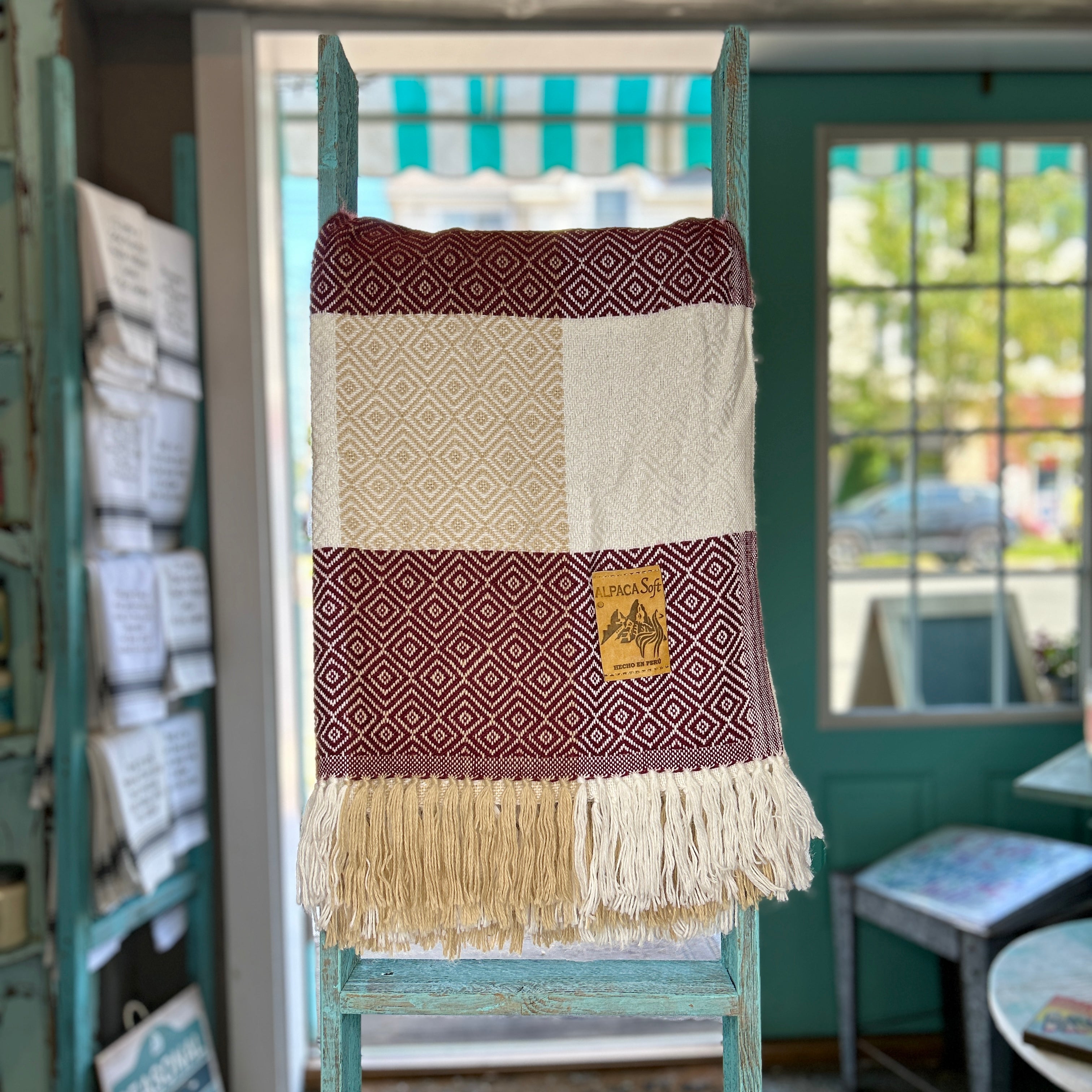 Alpaca Plaid Blanket 3 Surf s Up Home Collection