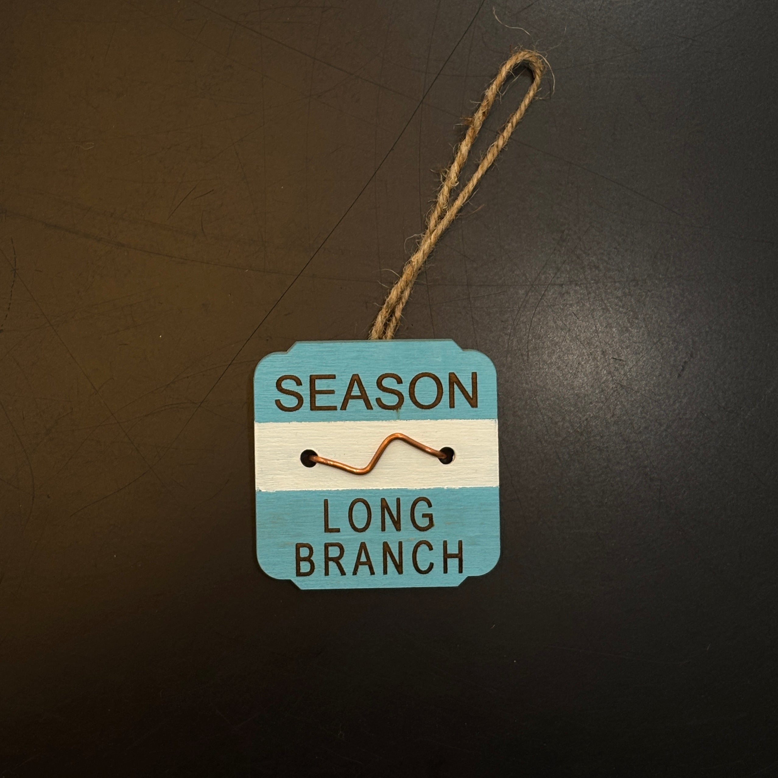 Shore Town Ornament - Long Branch