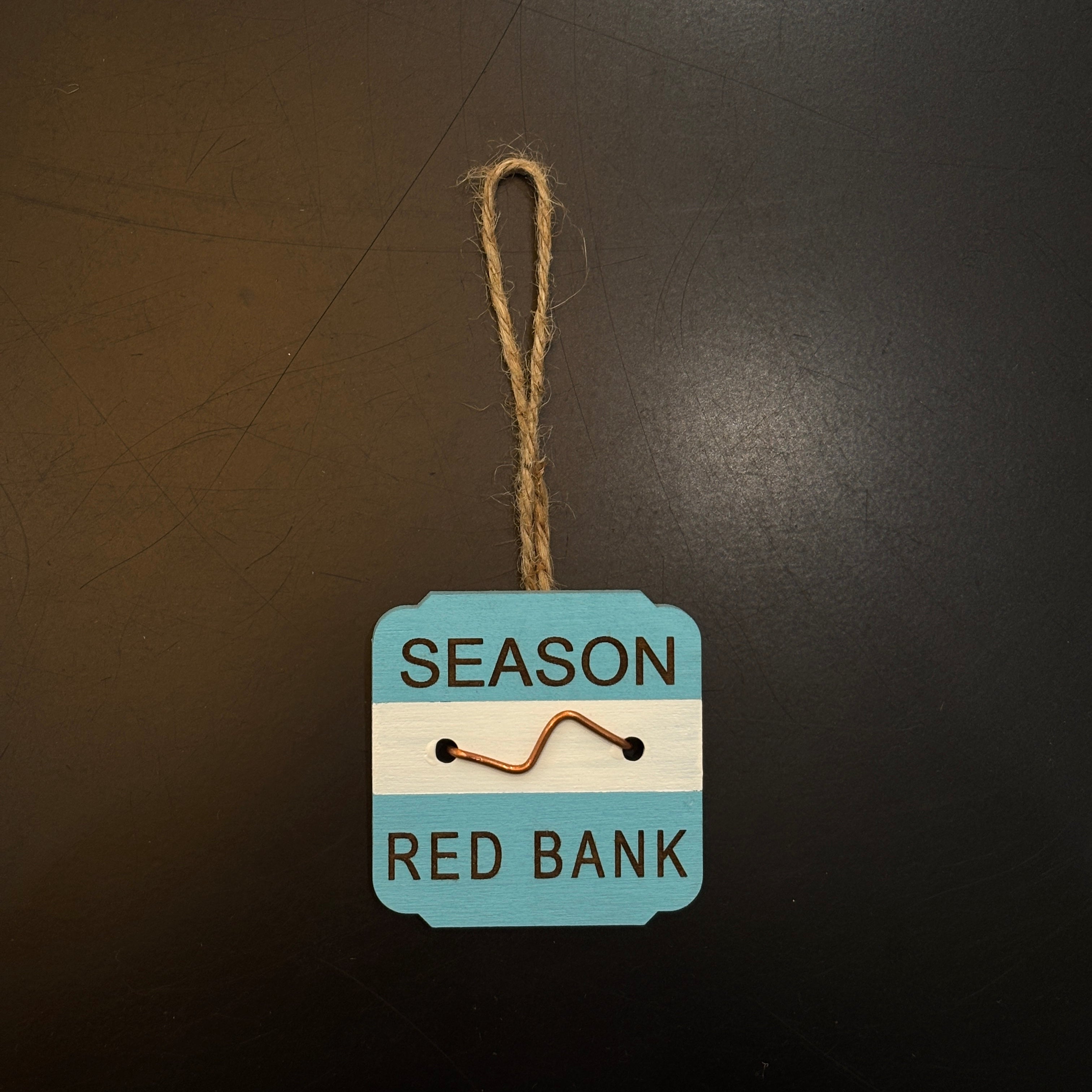 Shore Town Ornament - Red Bank