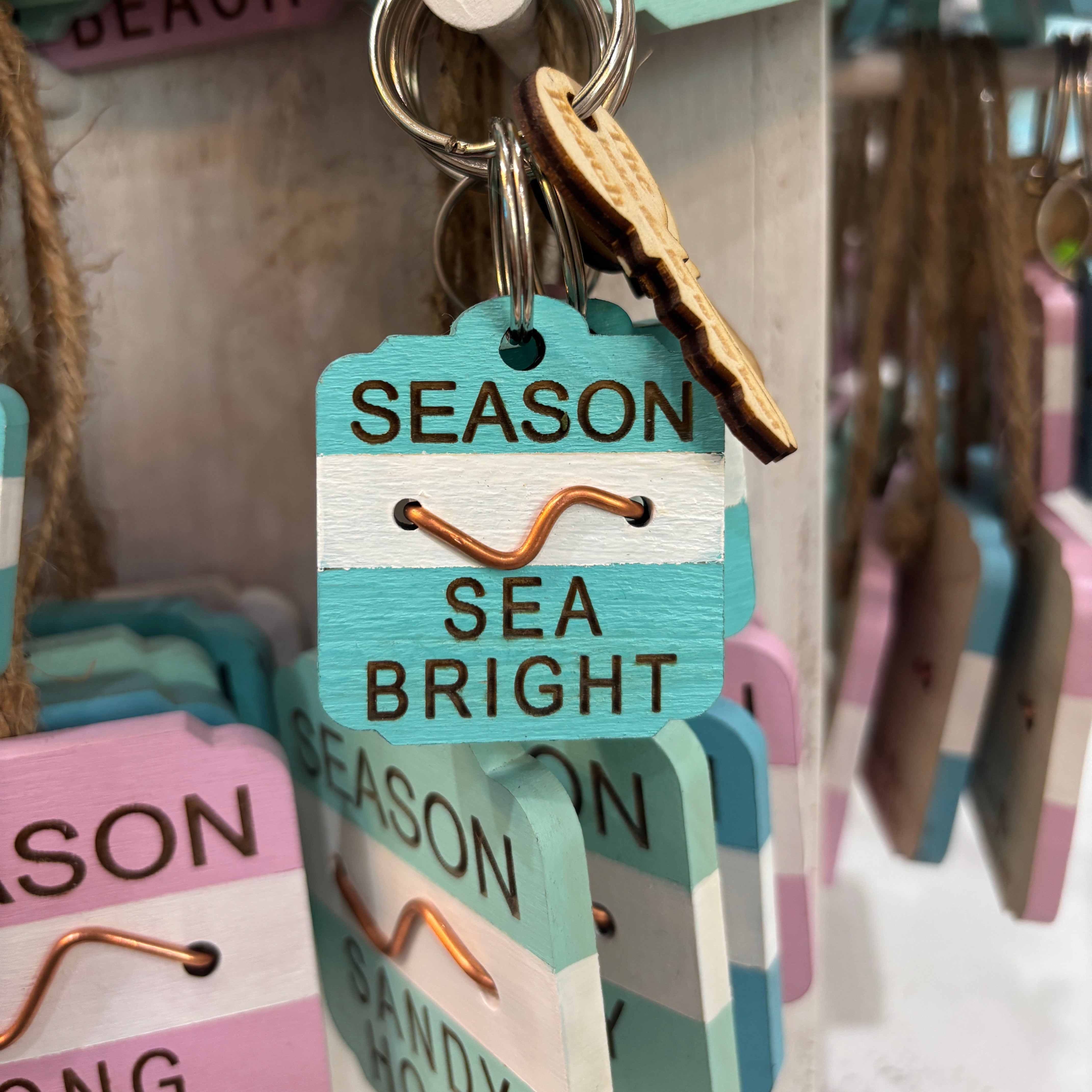 Shore Town Key Chain - Sea Bright