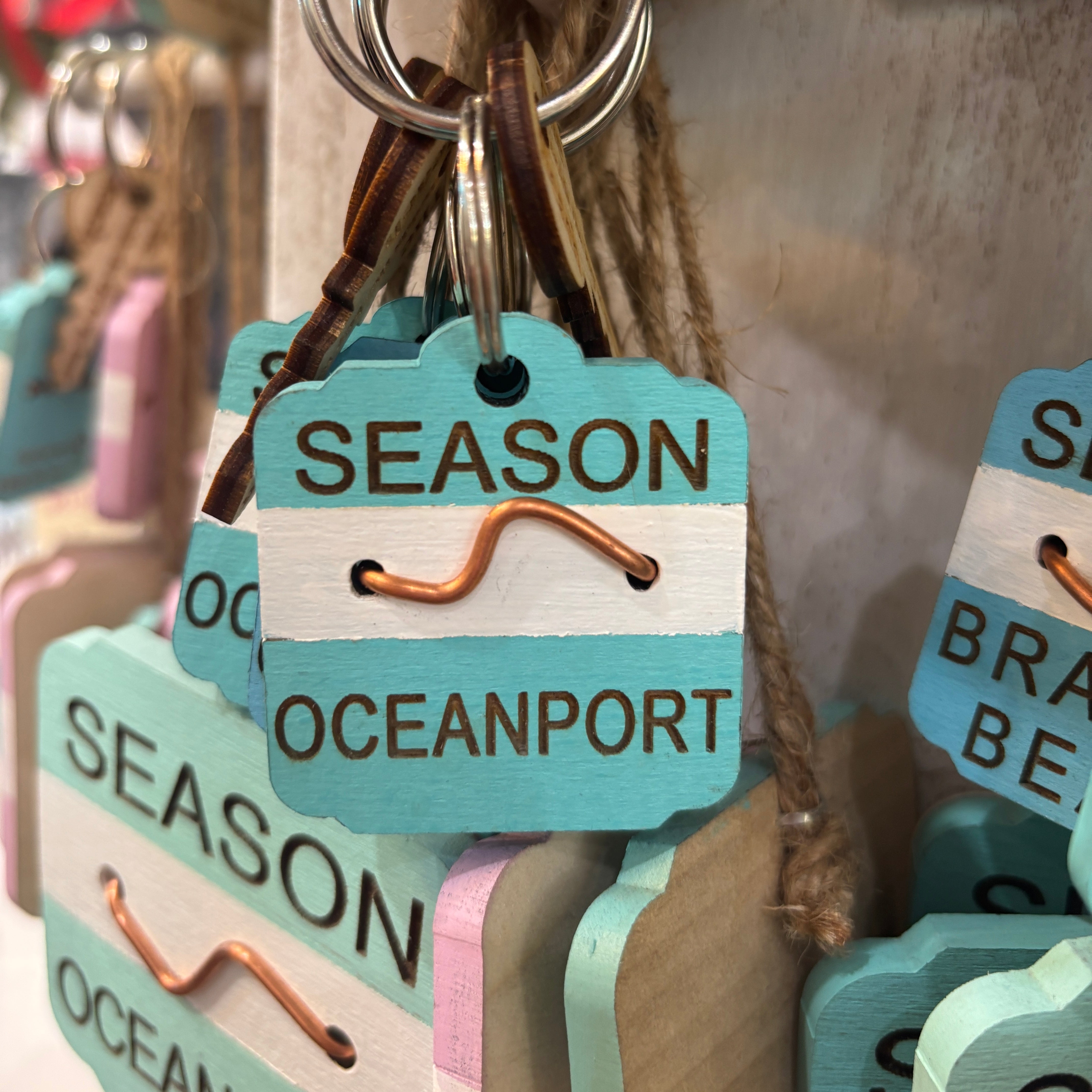 Shore Town Key Chain - Oceanport