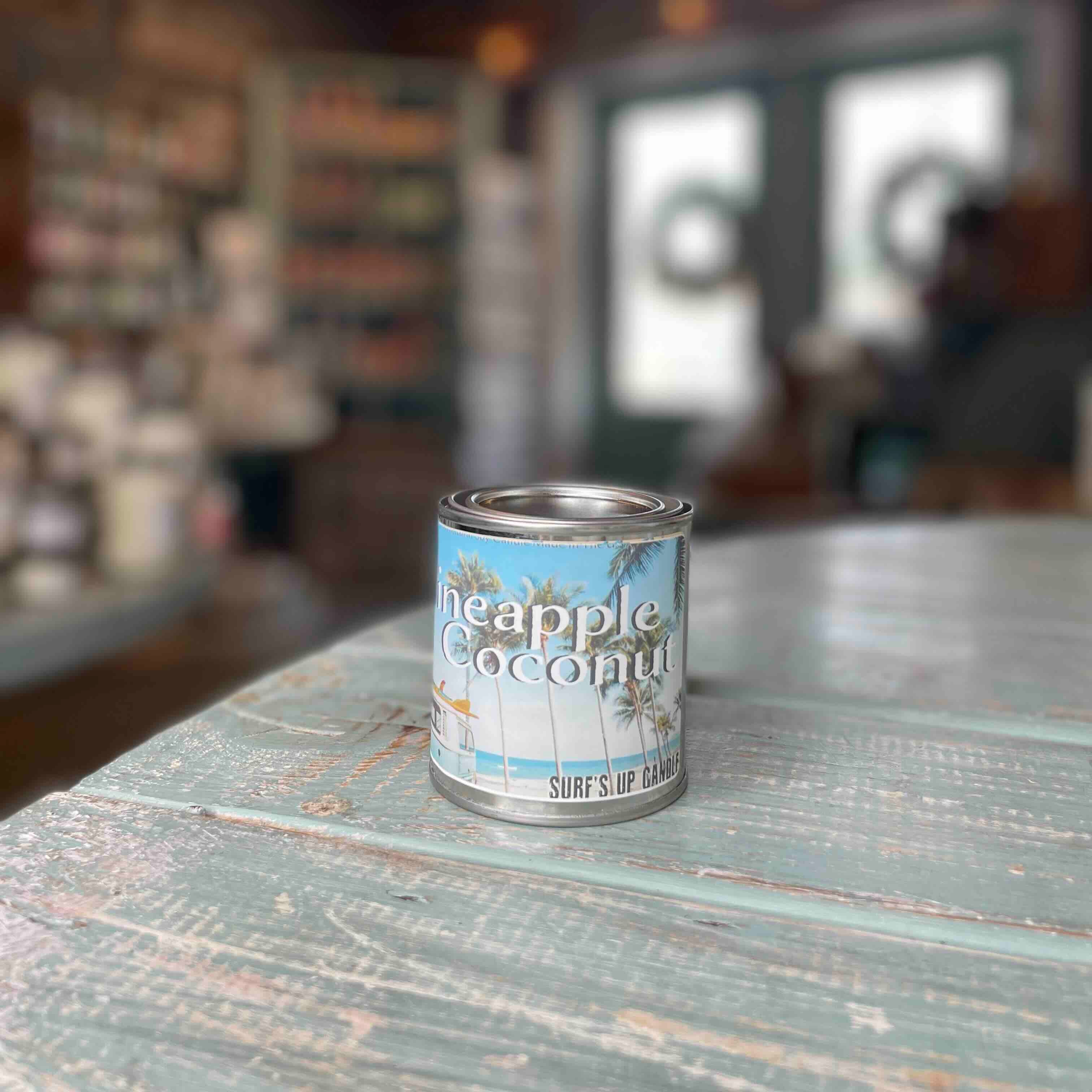 Pineapple Coconut Paint Can Candle - Vintage Collection