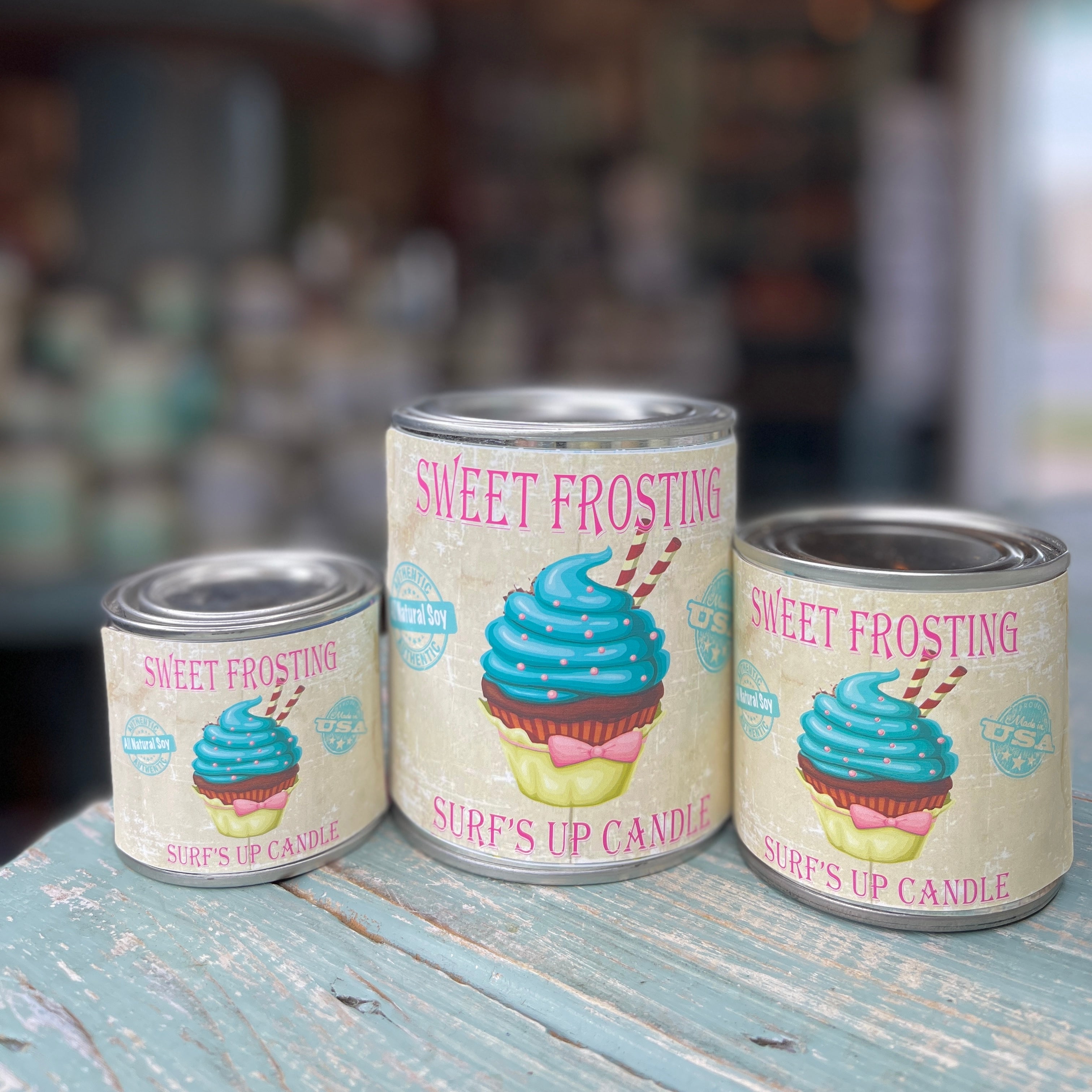 Sweet Frosting Paint Can Candle - Vintage Collection