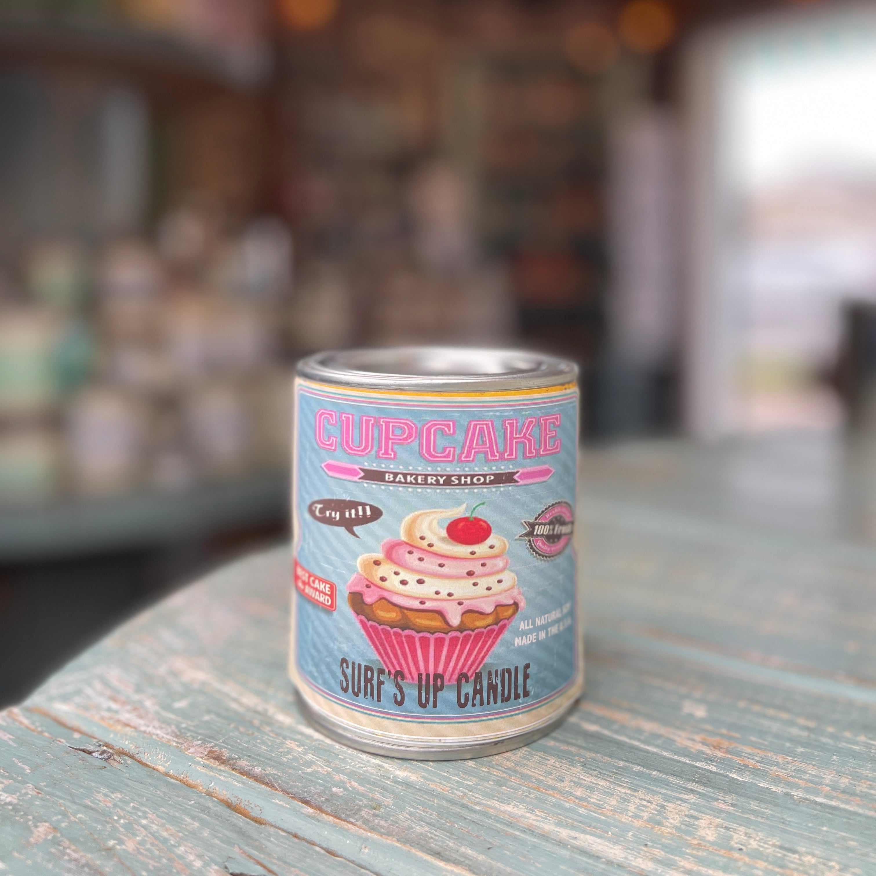 Cupcake Paint Can Candle - Vintage Collection