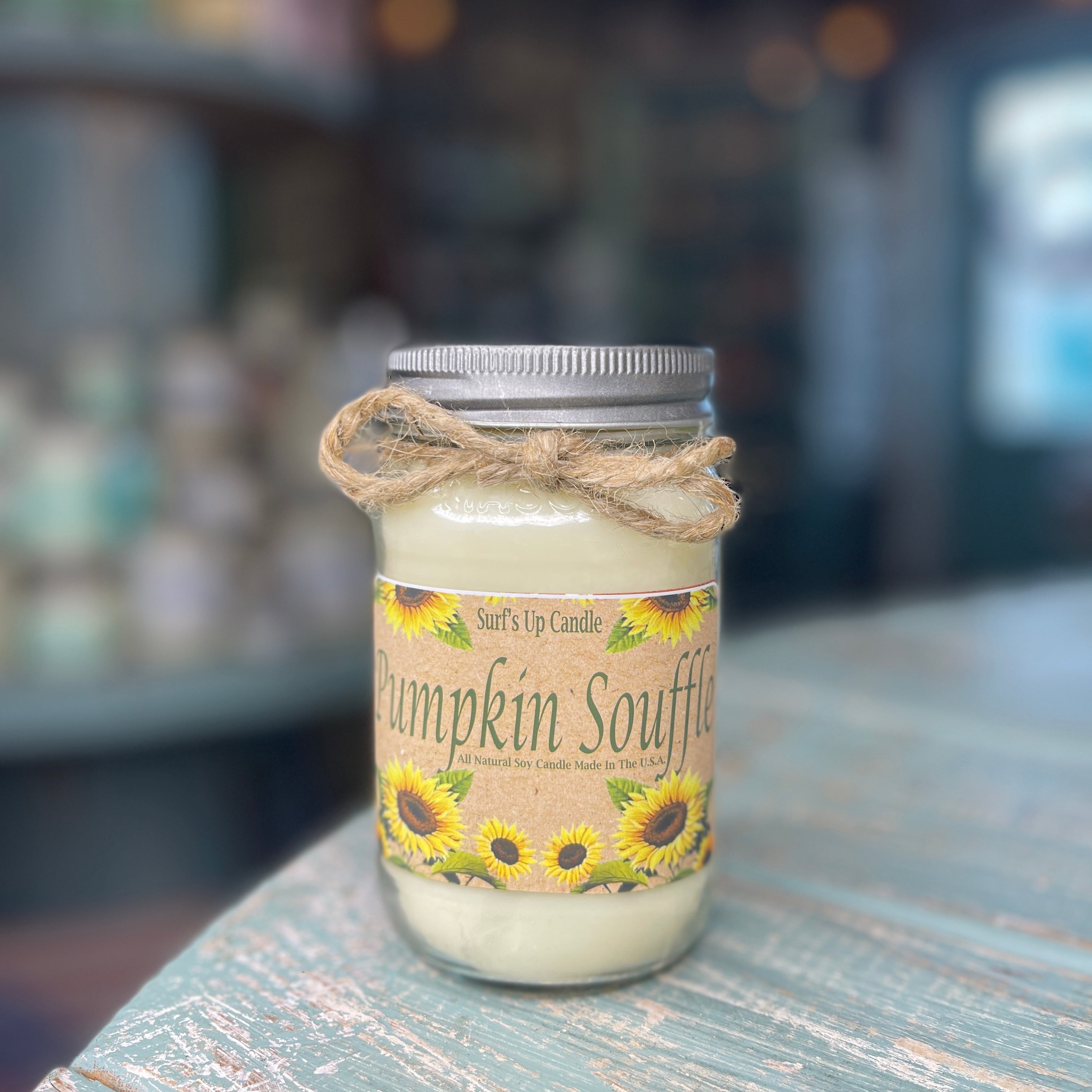 Pumpkin Souffle Mason Jar Candle - Fall Collection