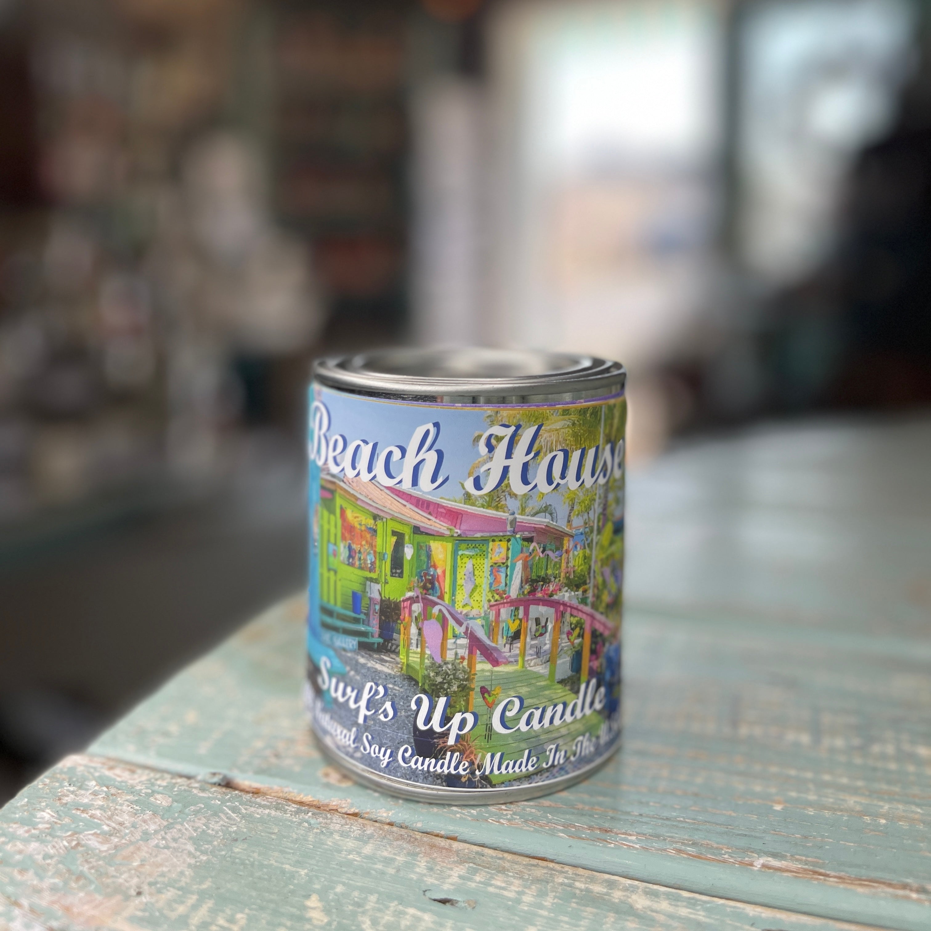 Beach House Paint Can Candle - Vintage Collection