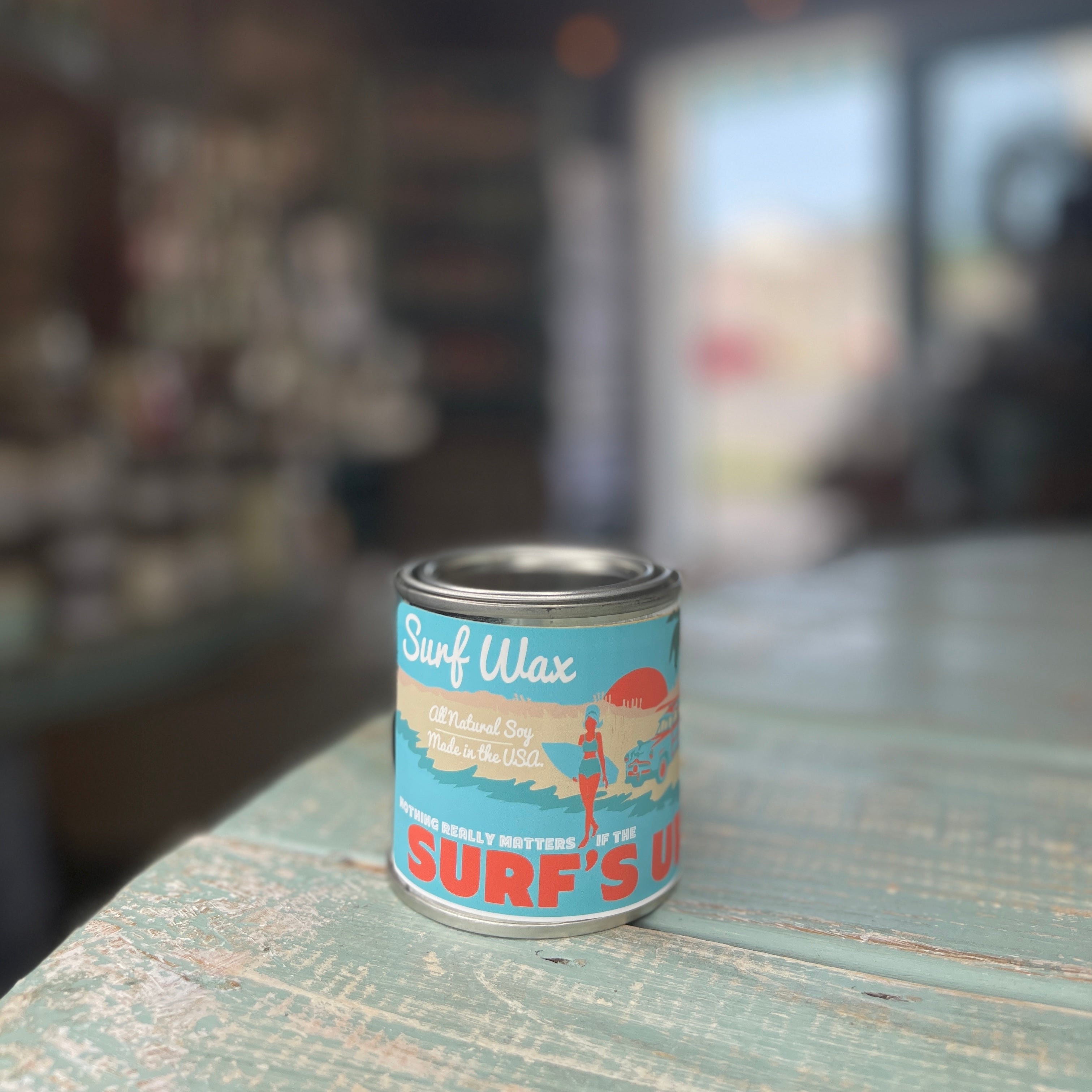 Surf Wax Paint Can Candle - Vintage Collection