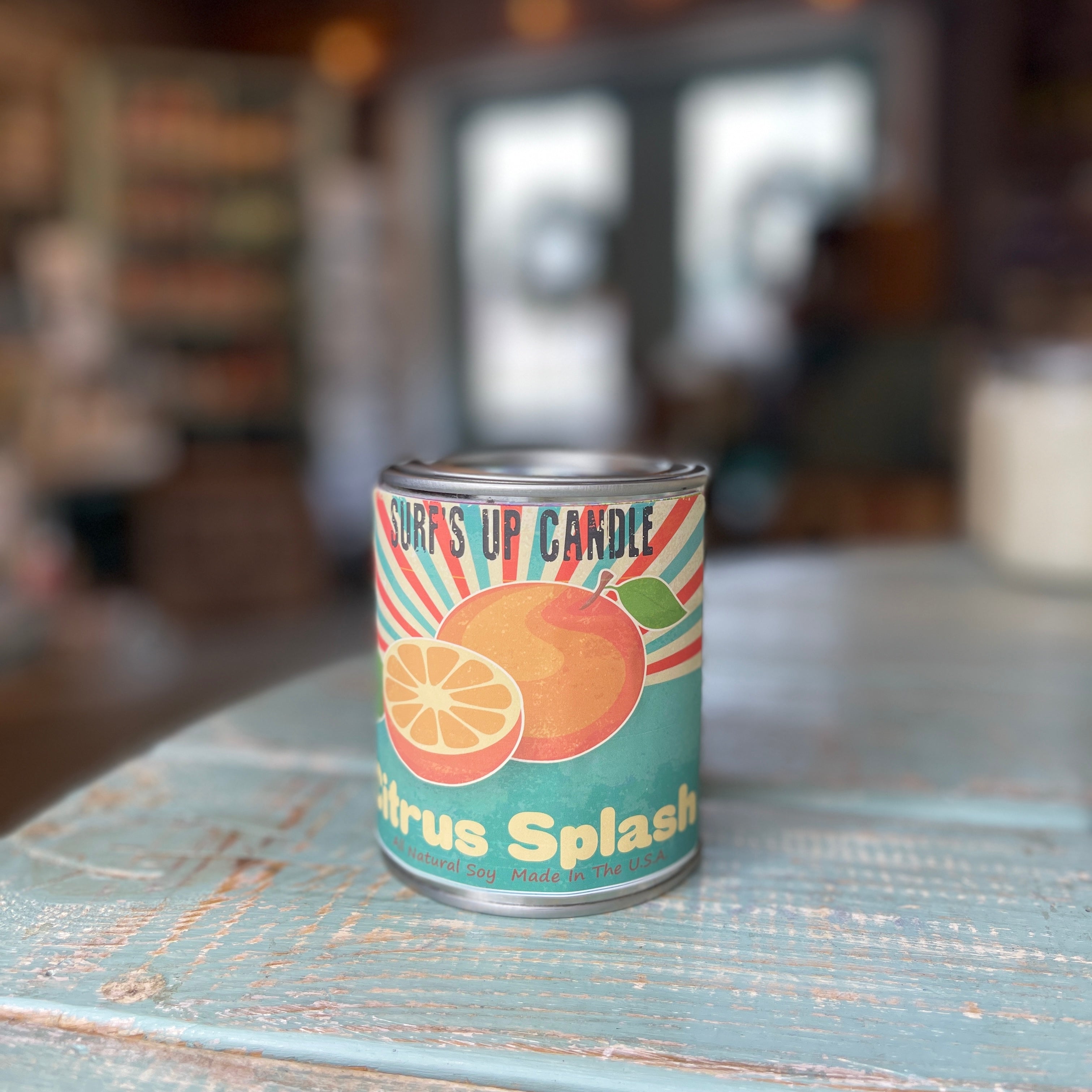 Citrus Splash Paint Can Candle - Vintage Collection