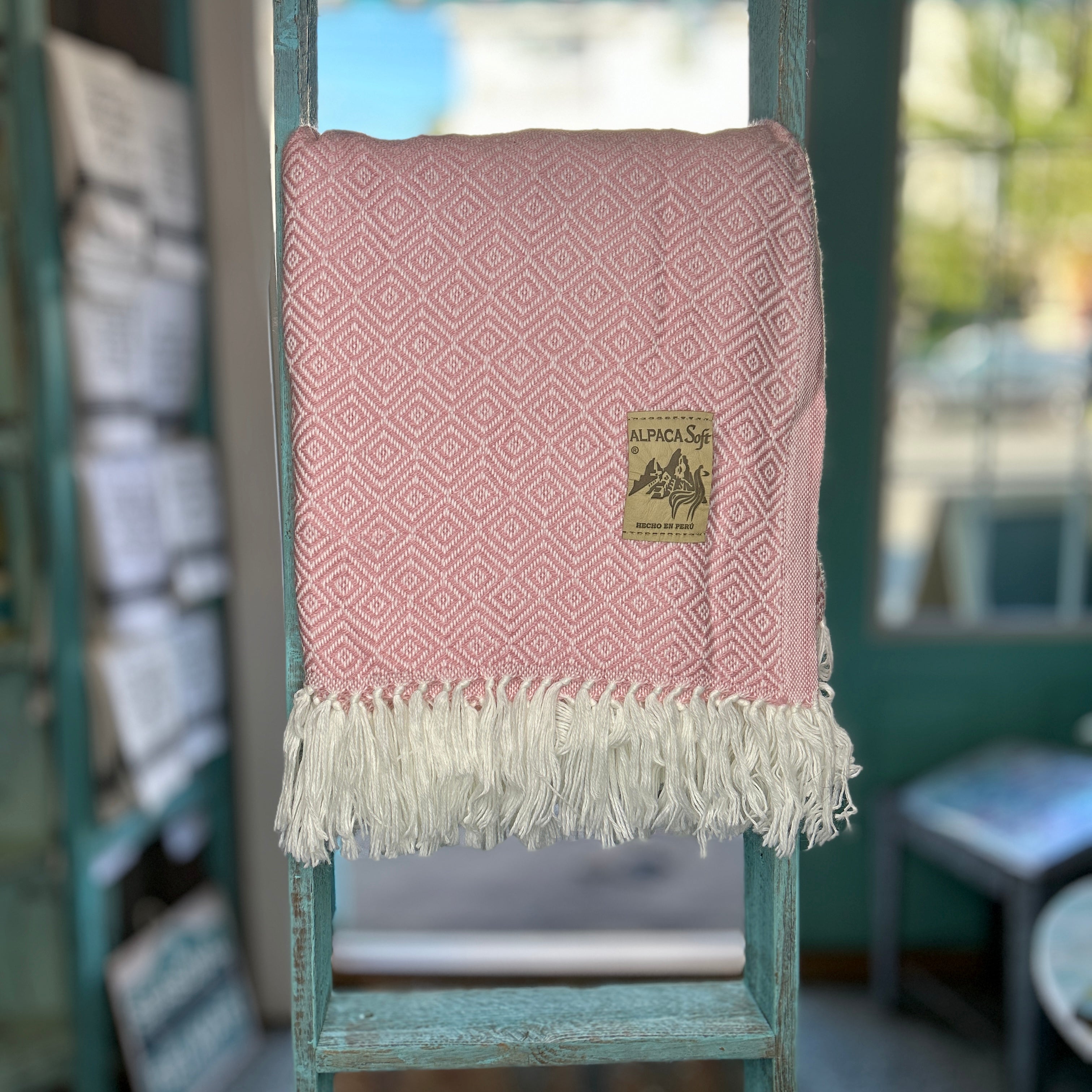 Alpaca Solid Blanket #16 - Surf's Up Home Collection