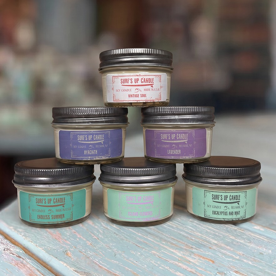 Floral Favorites Sampler Candle Set | 6 Mini Mason Jar Candles