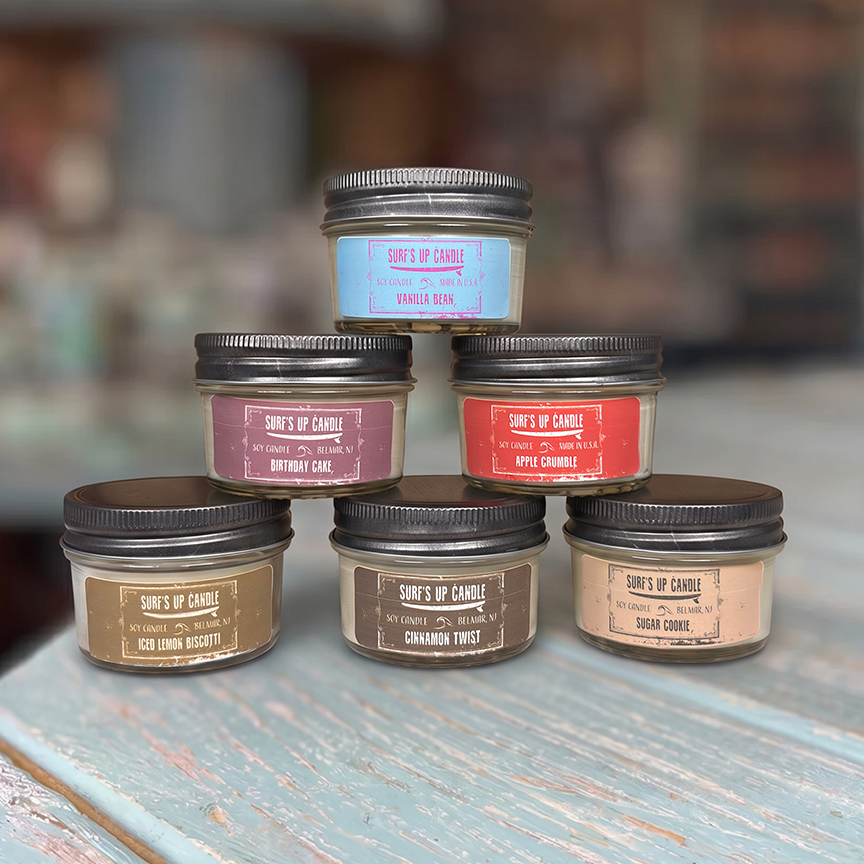 Sweet Tooth Sampler Candle Set | 6 Mini Mason Jar Candles