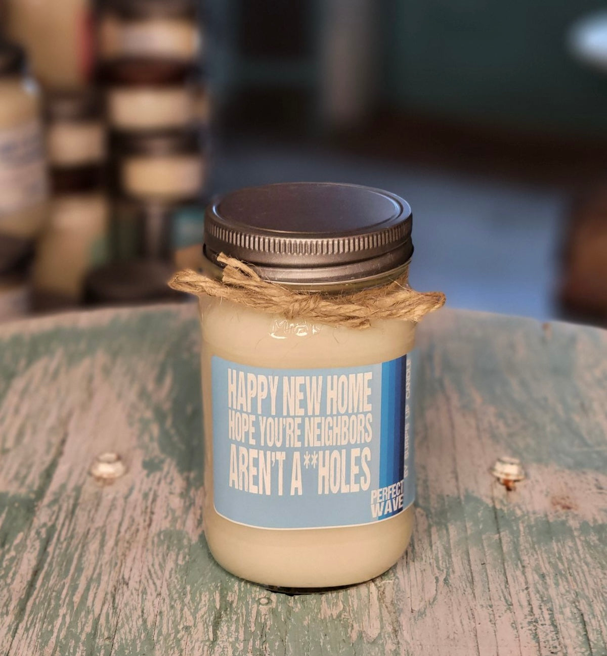 New Home Perfect Wave Mason Jar Candle - Not Your Mother's Collection
