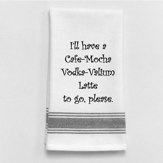 Cafe Mocha Vodka Valium - Towel