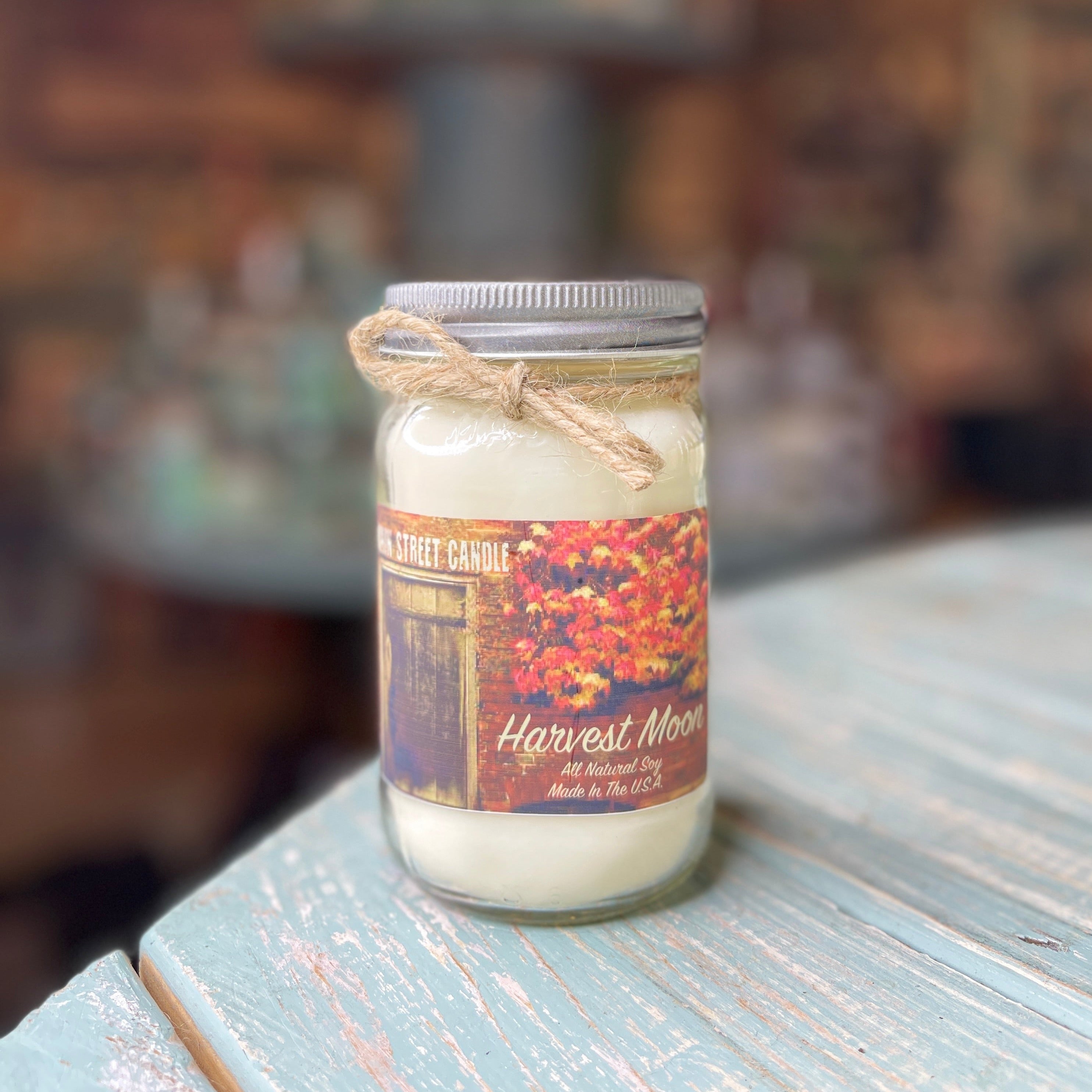 Harvest Moon Mason Jar Candle - Vintage Collection
