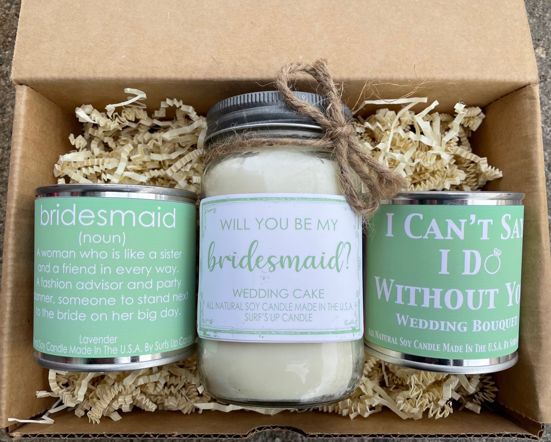 Bridesmaid Box - Green