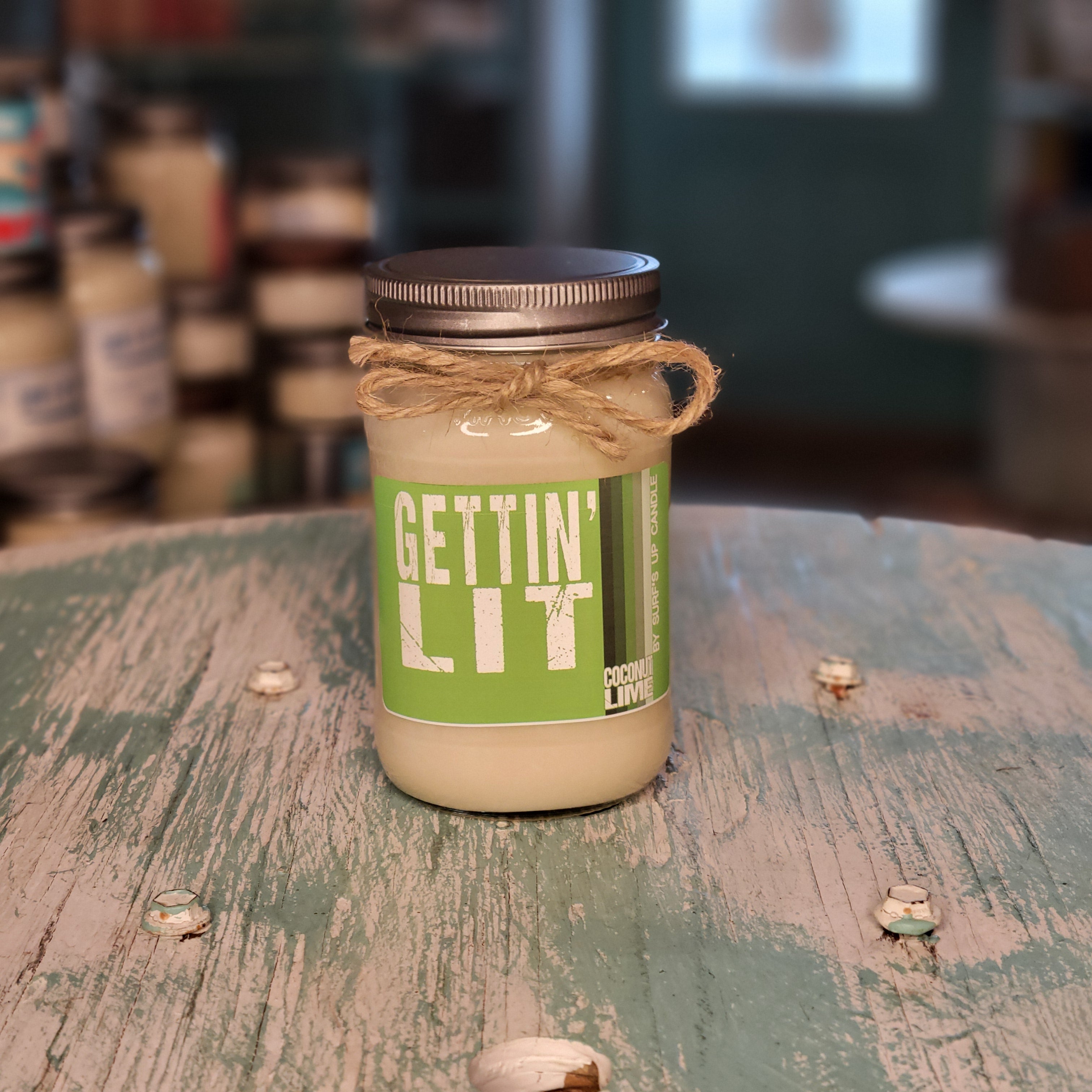 Gettin' Lit Coconut Lime Mason Jar Candle - Not Your Mother's Collection