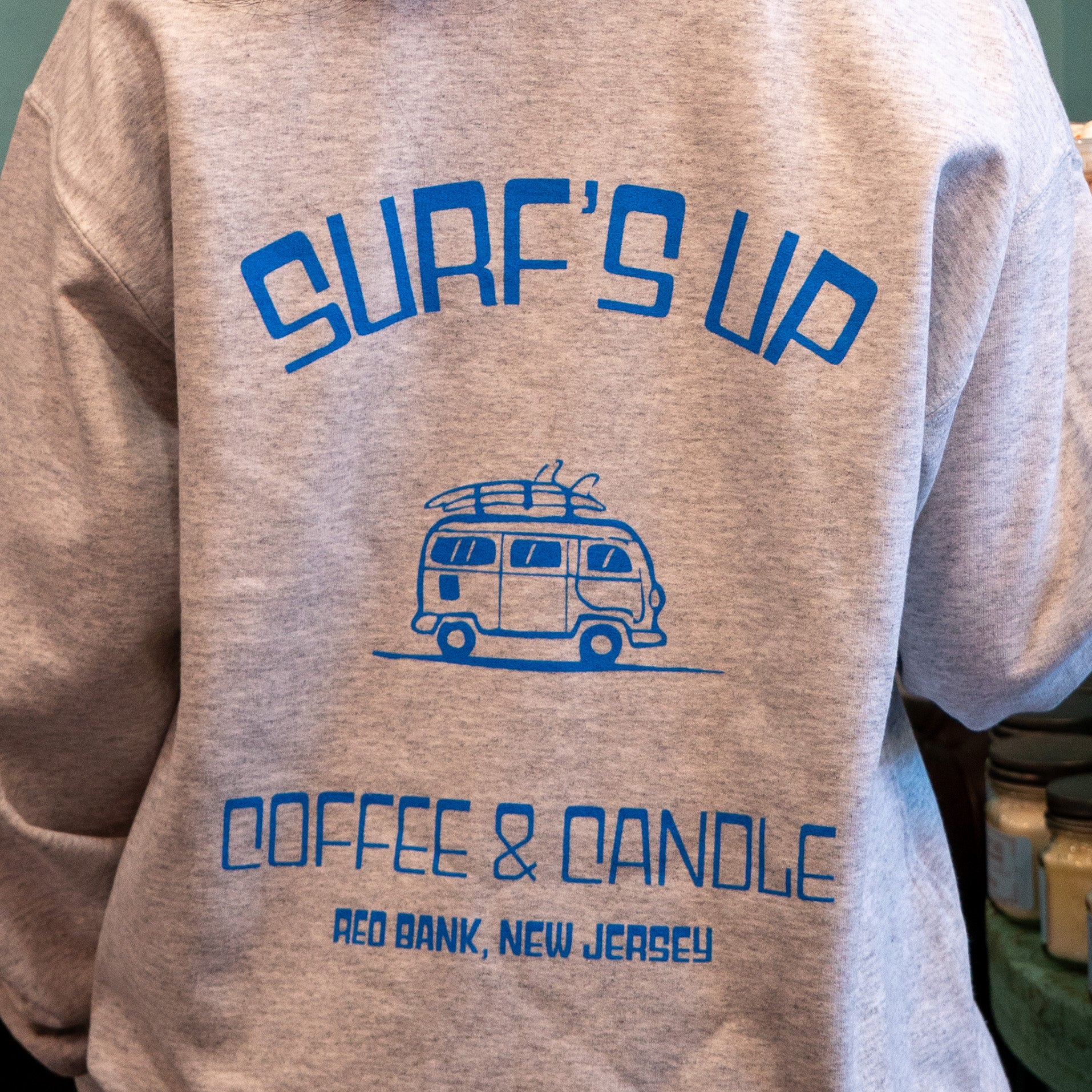 Ash Crew Neck - Coffee & Candles