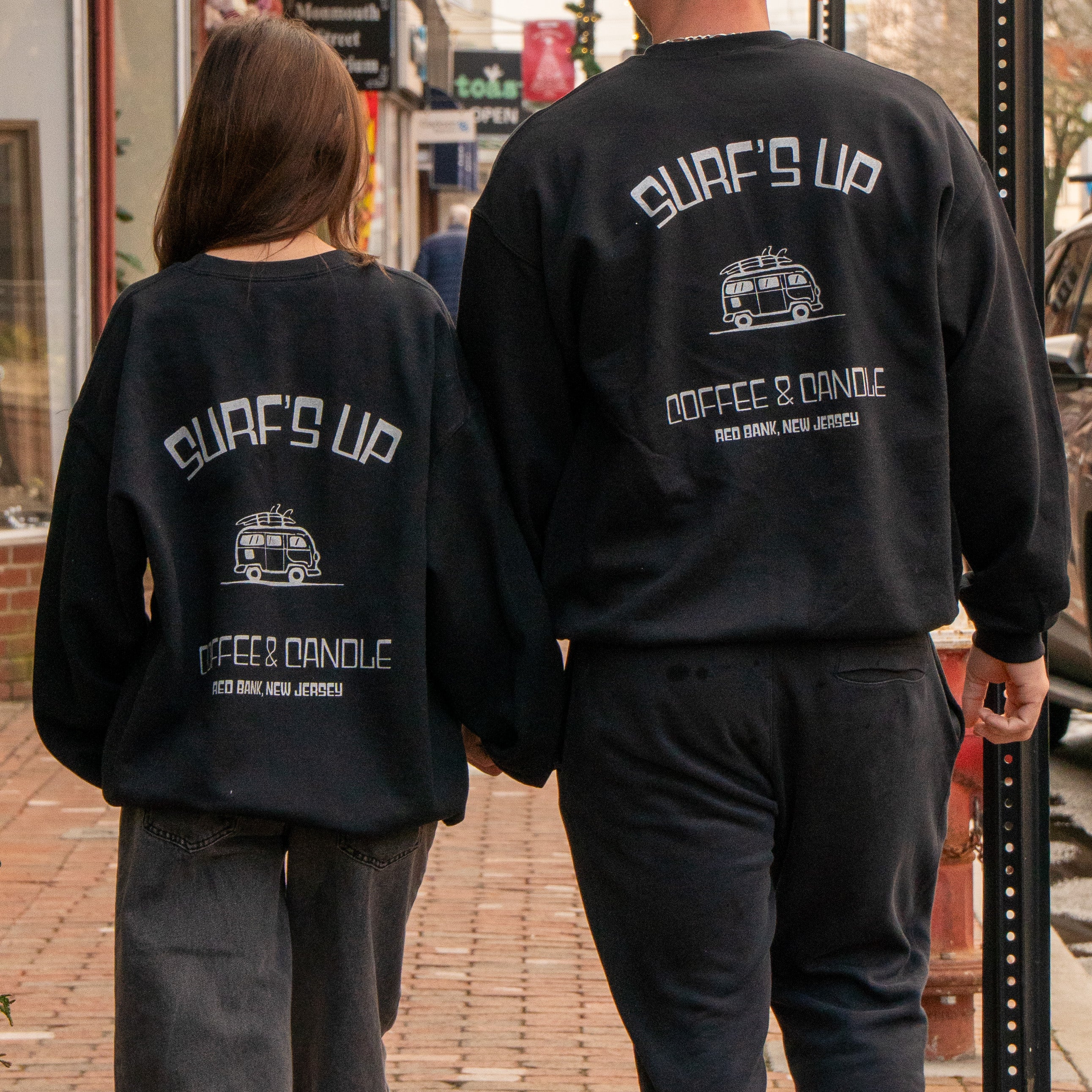 Luc Crew Neck - Coffee & Candles