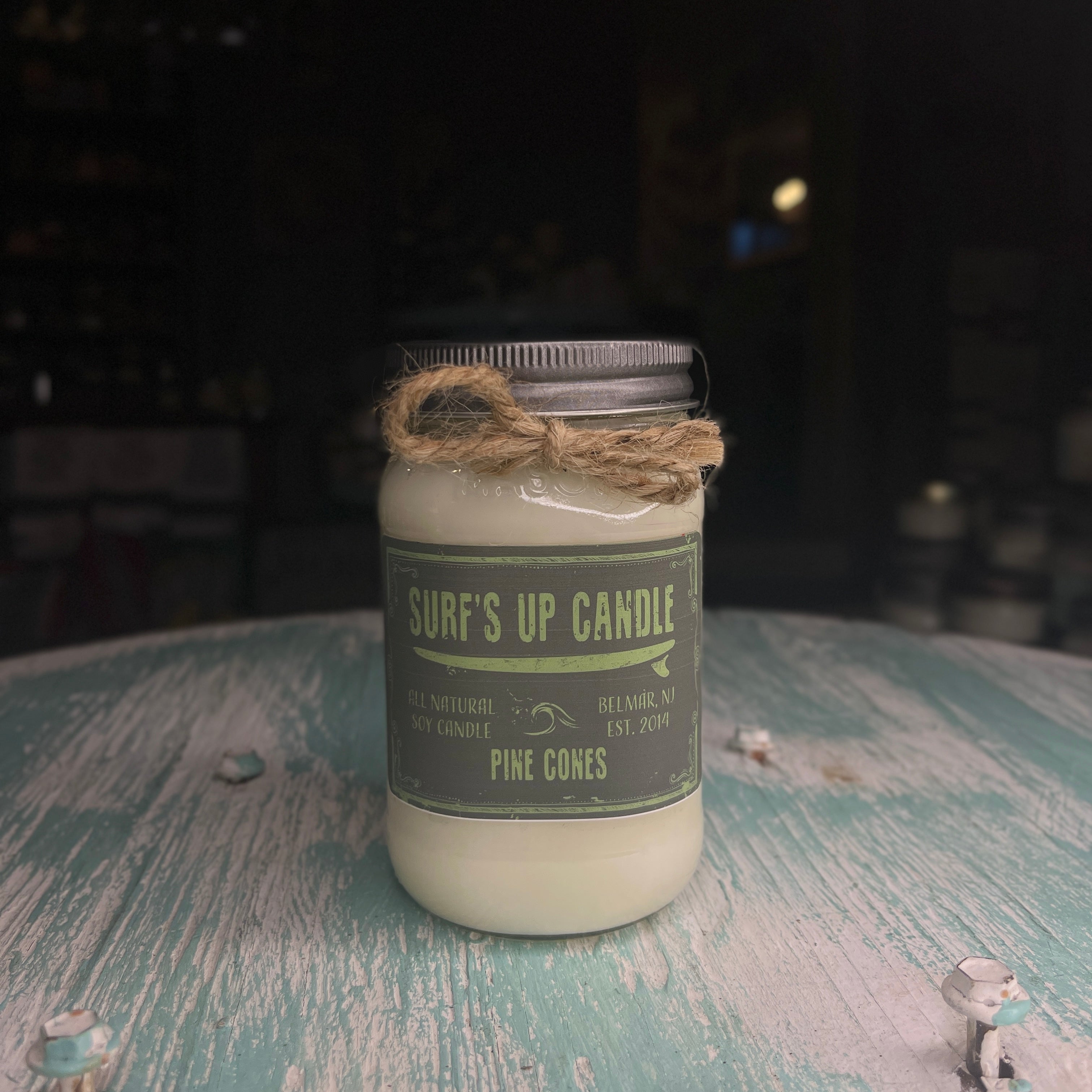 Pine Cones Mason Jar Candle - Original Collection