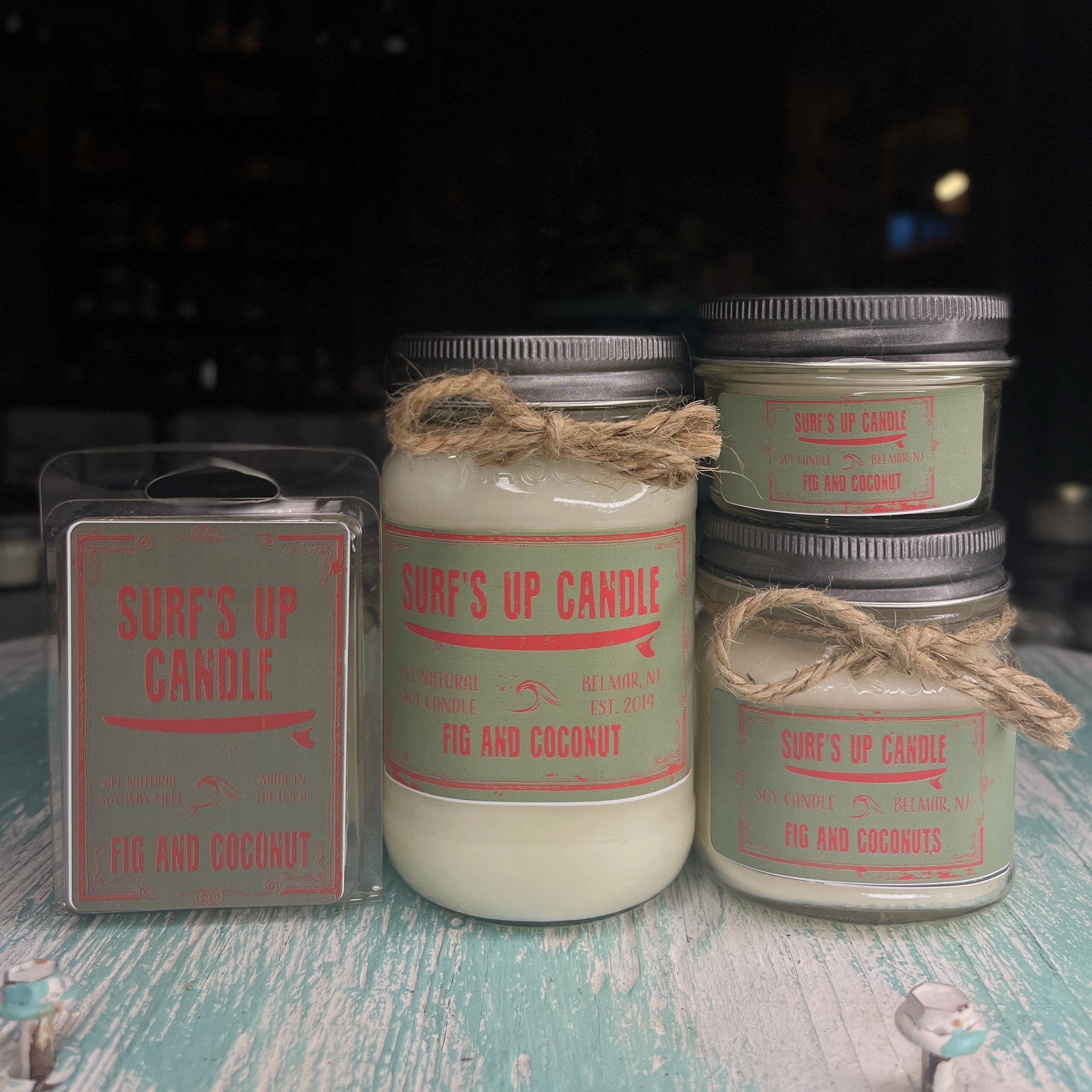 Fig and Coconut Mason Jar Candle - Original Collection