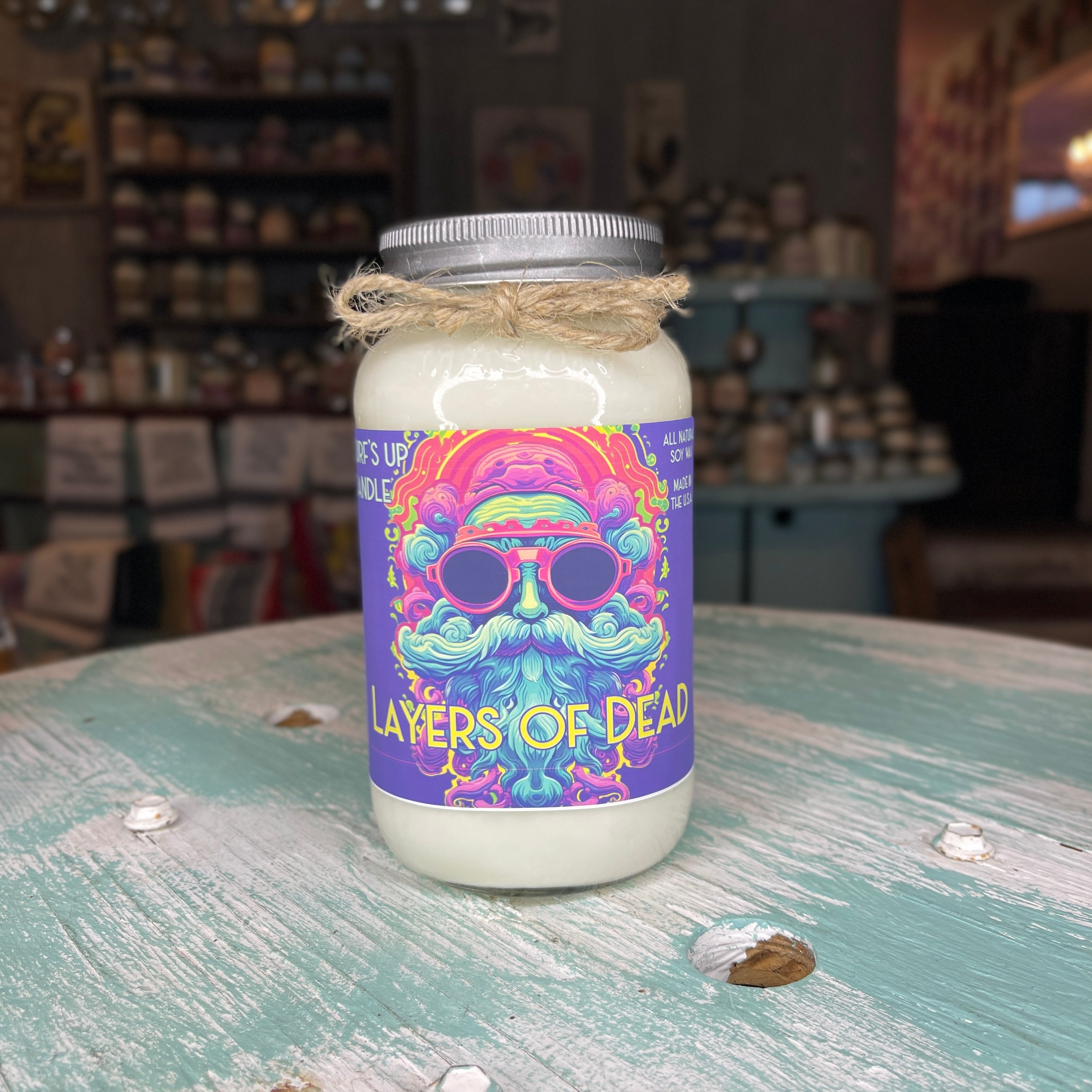 Layers of Dead Triple Layer Mason Jar Candle- Grateful Dead Inspired Collection