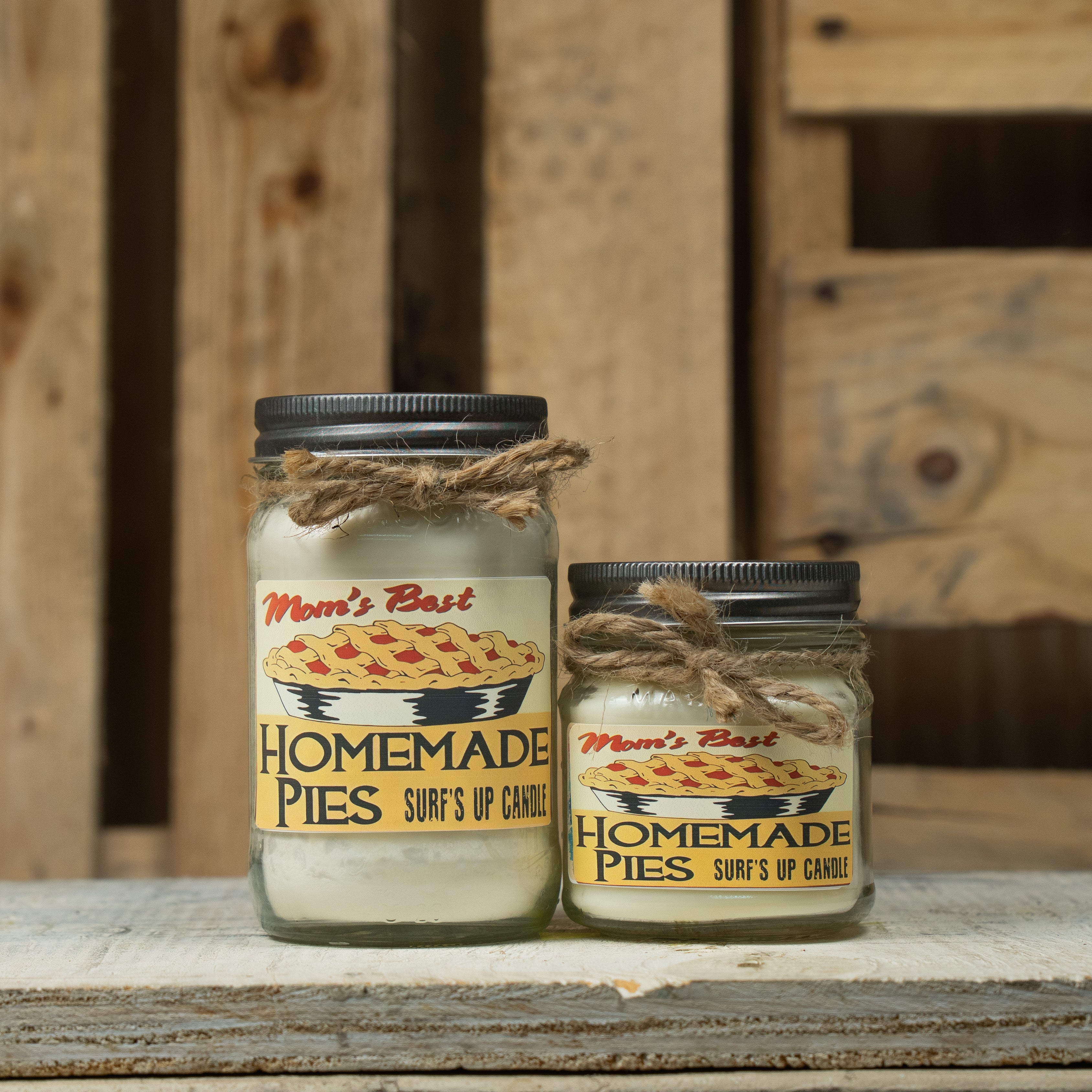 Grandmas Pie Mason Jar Candle - Vintage Collection