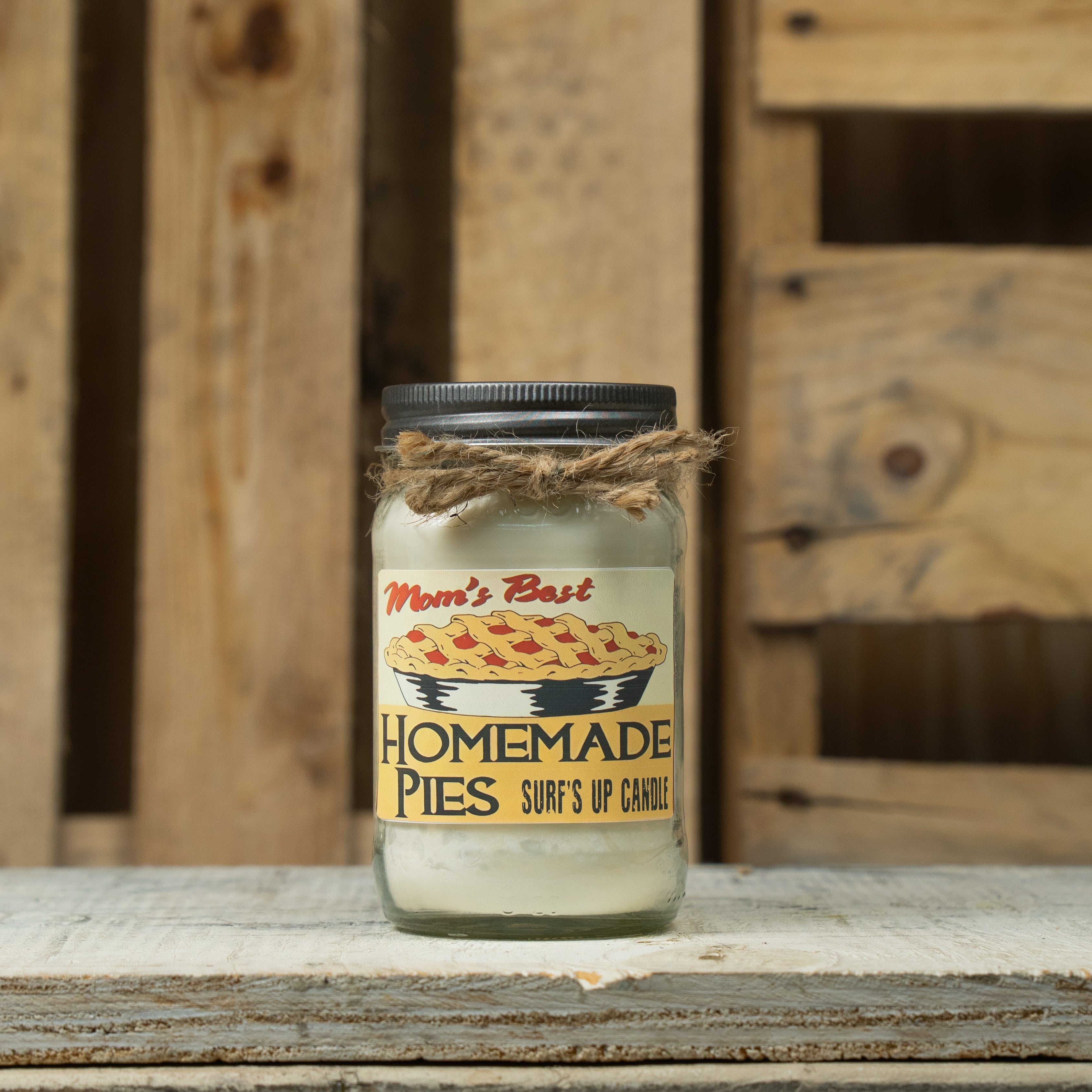 Grandmas Pie Mason Jar Candle - Vintage Collection