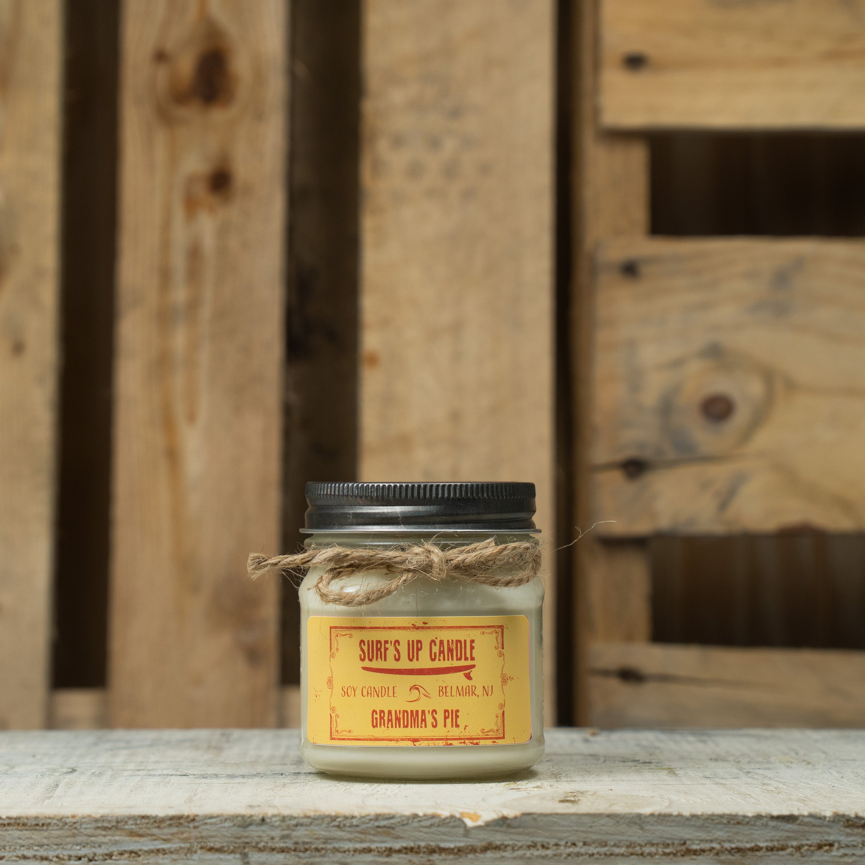 Grandmas Pie Mason Jar Candle - Original Collection