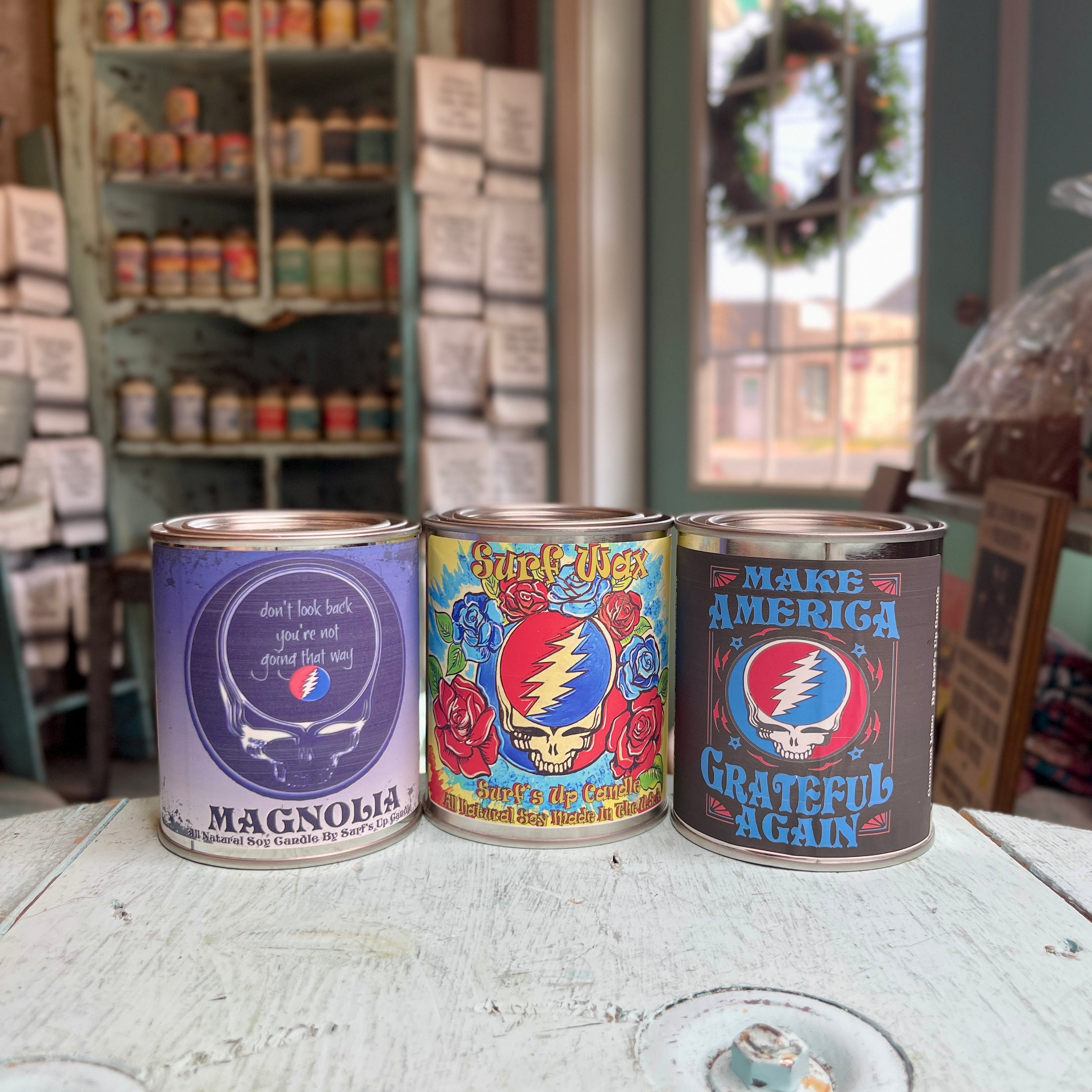 Grateful Dead Best Sellers Paint Can Trio - Grateful Dead Inspired Collection