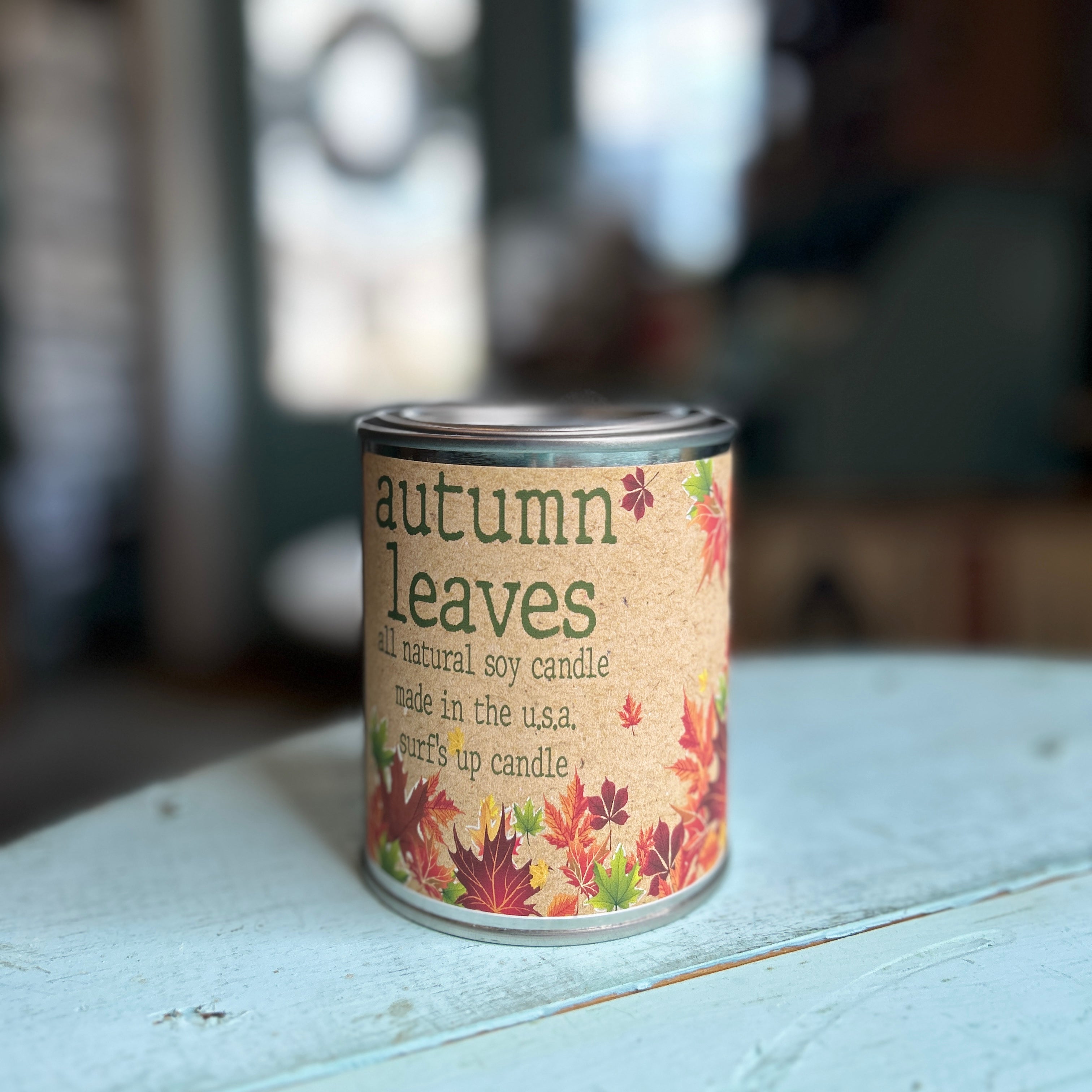 Autumn Leaves Paint Can Candle - Fall Collection