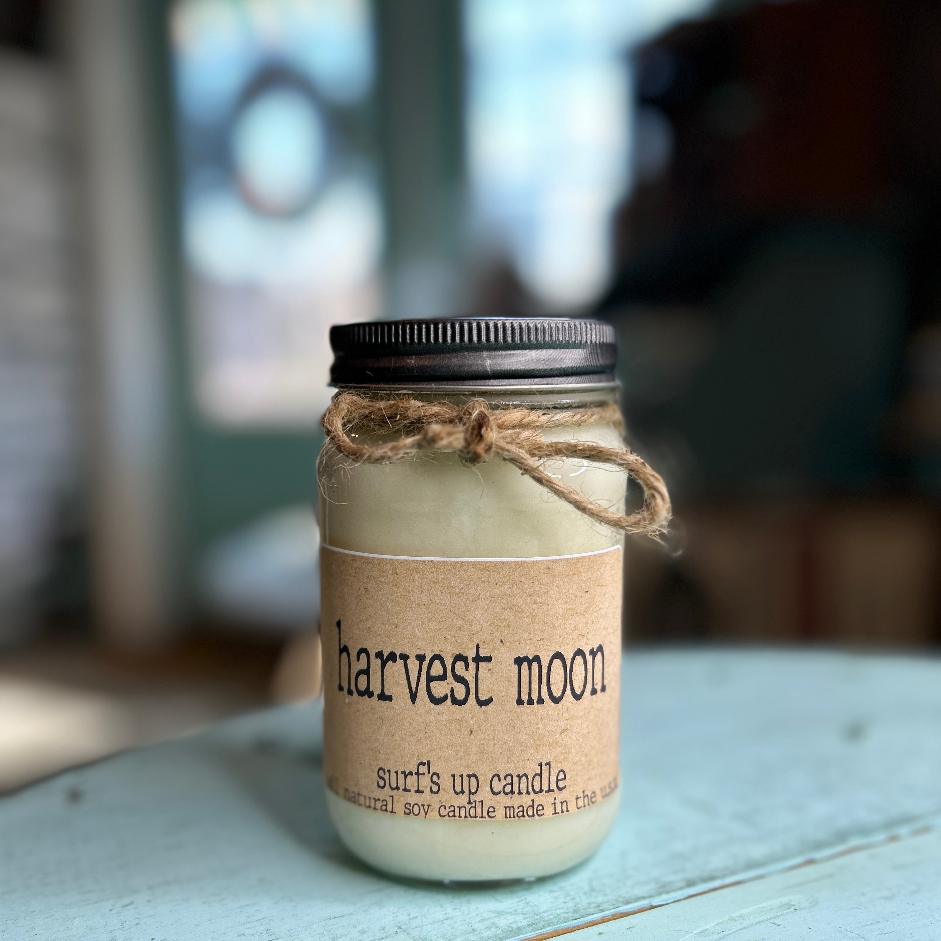 Harvest Moon Mason Jar Candle - Brown Bag Collection