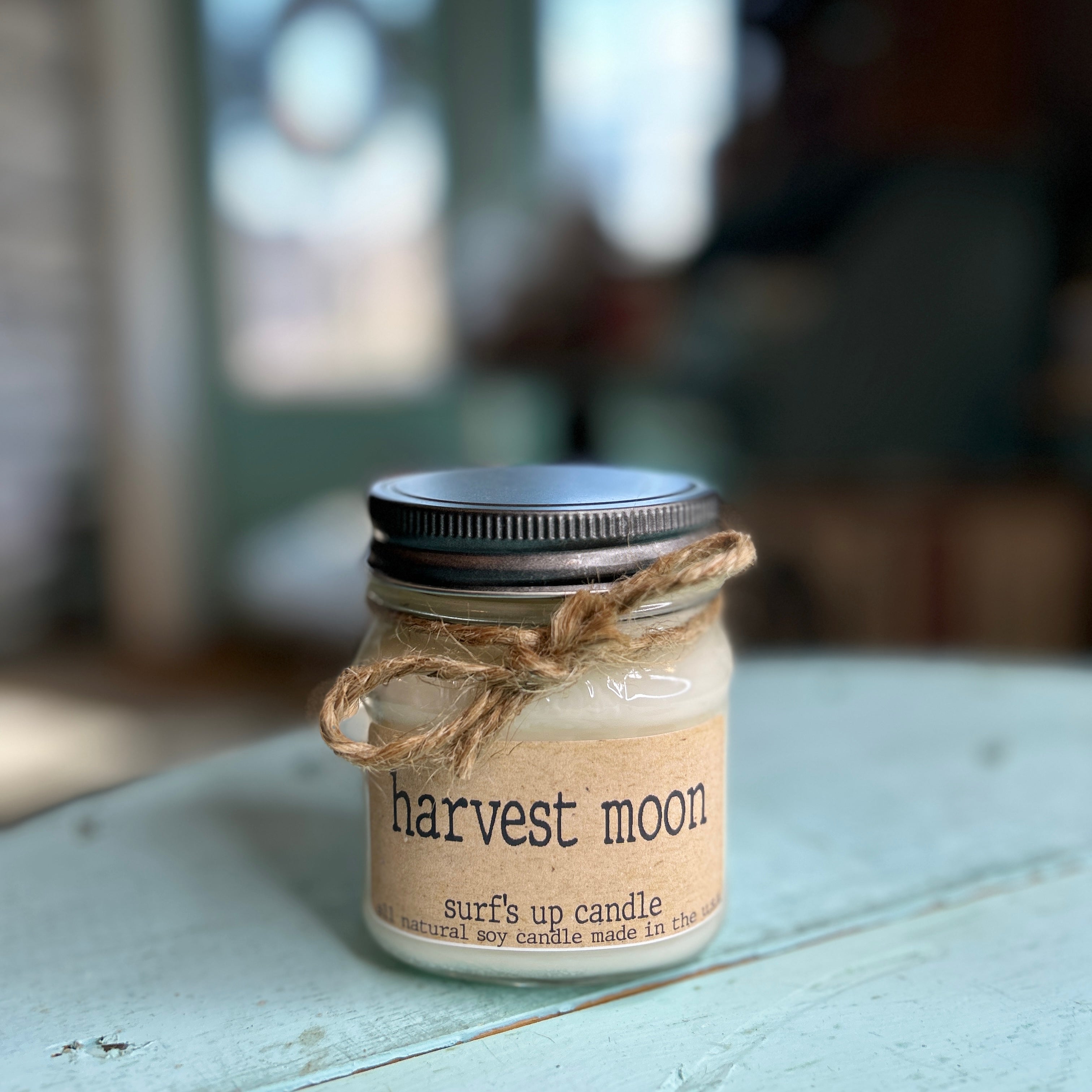 Harvest Moon Mason Jar Candle - Brown Bag Collection