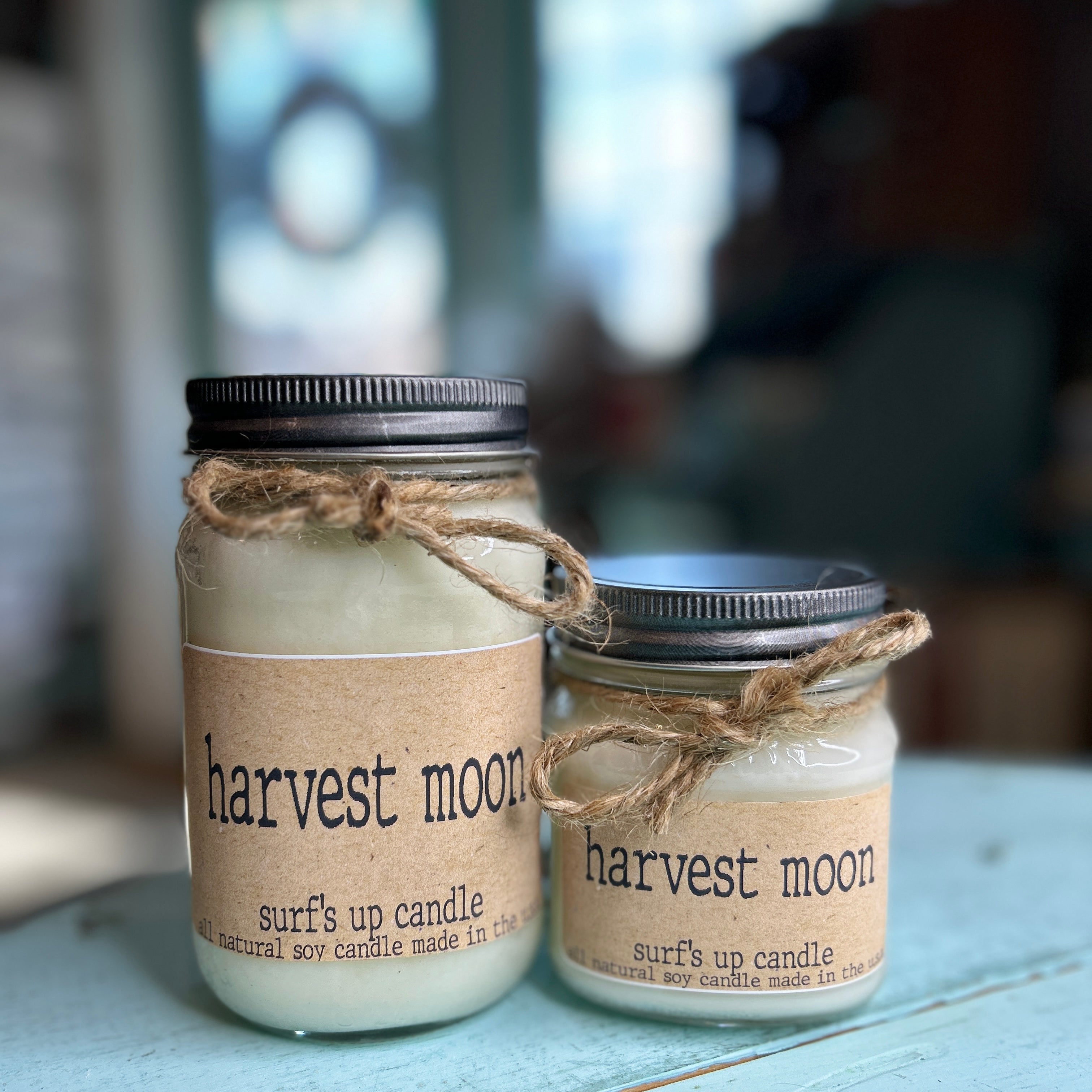Harvest Moon Mason Jar Candle - Brown Bag Collection
