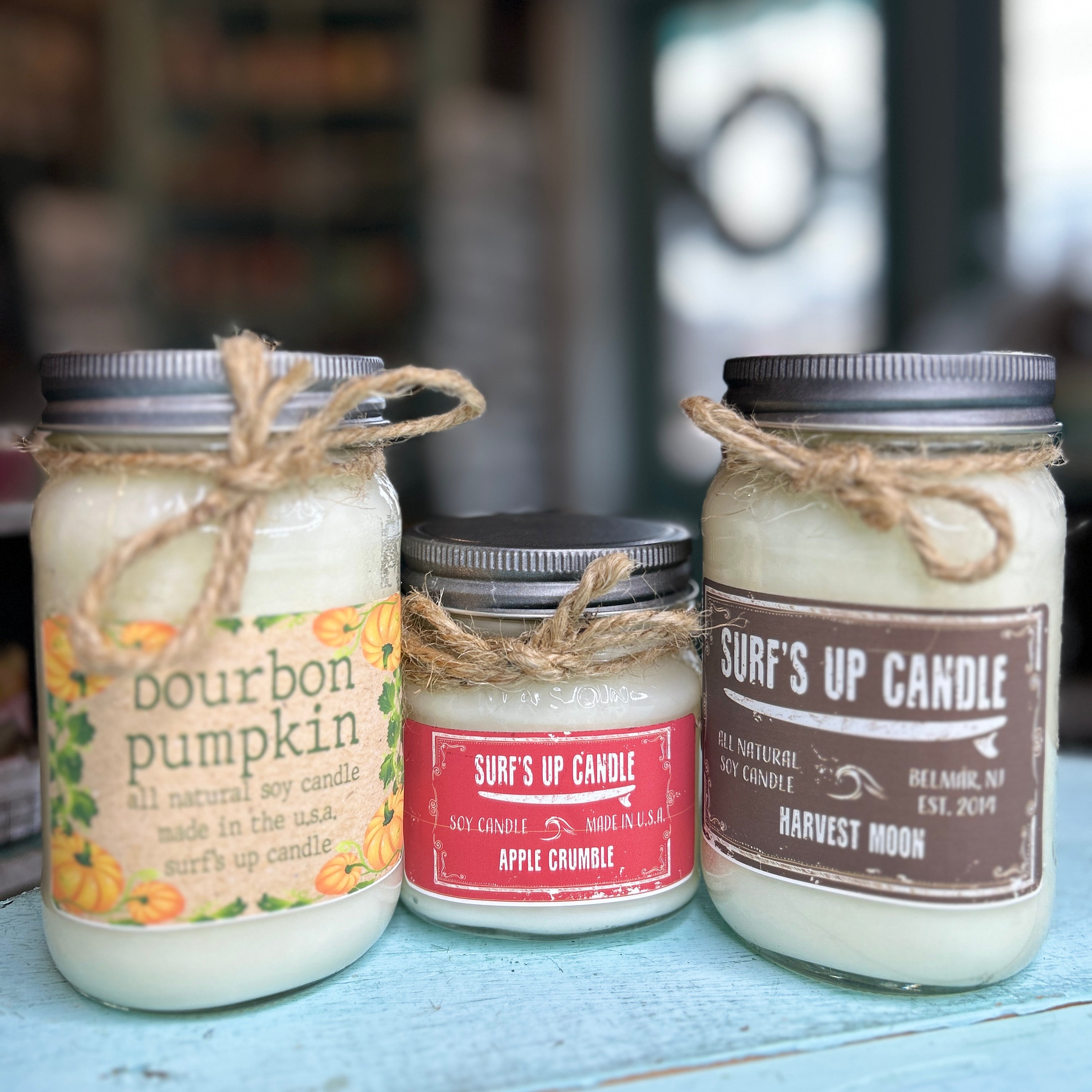 Fall Aromas Mason Jar Trio - Fall Collection