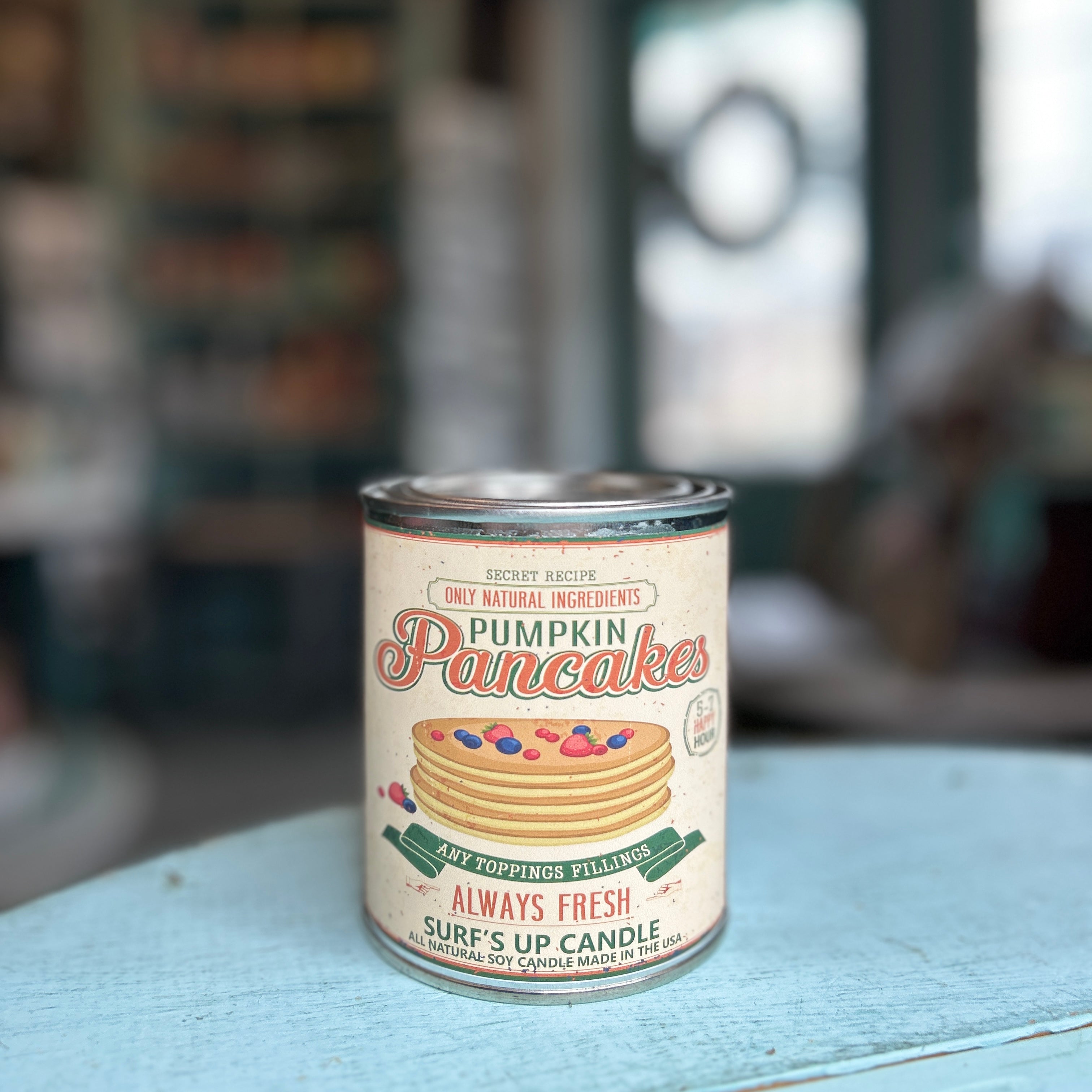 Pumpkin Pancakes Paint Can Candle - Vintage Collection