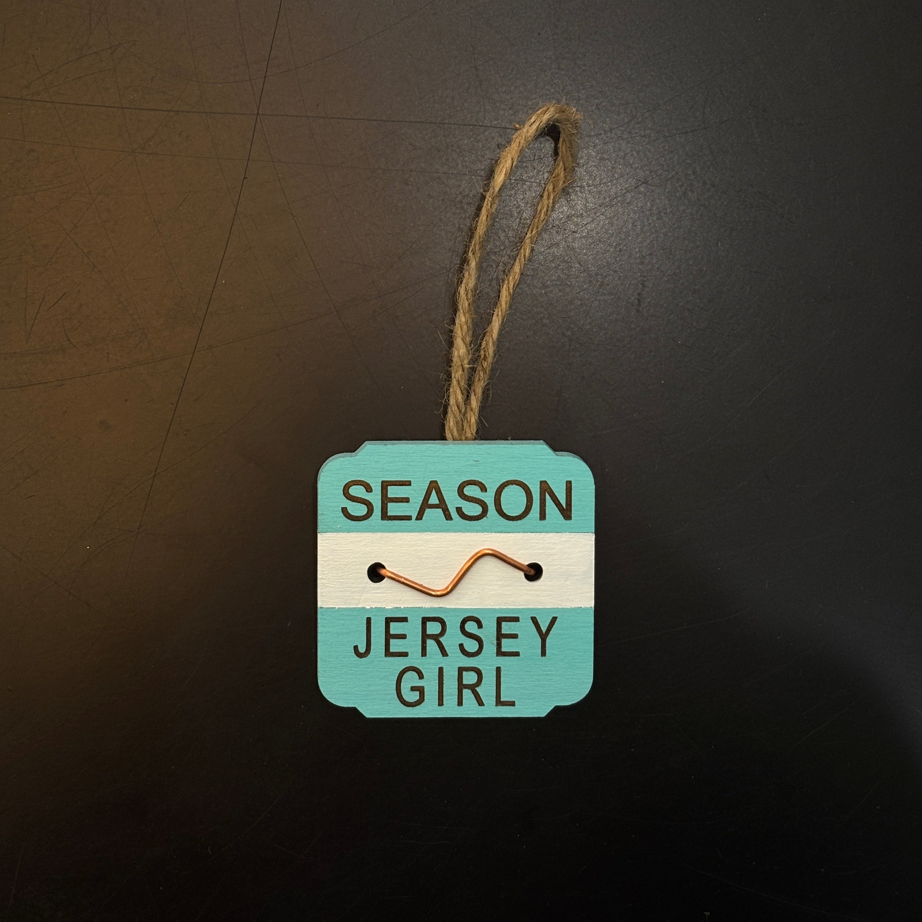 Shore Town Ornament - Jersey Girl