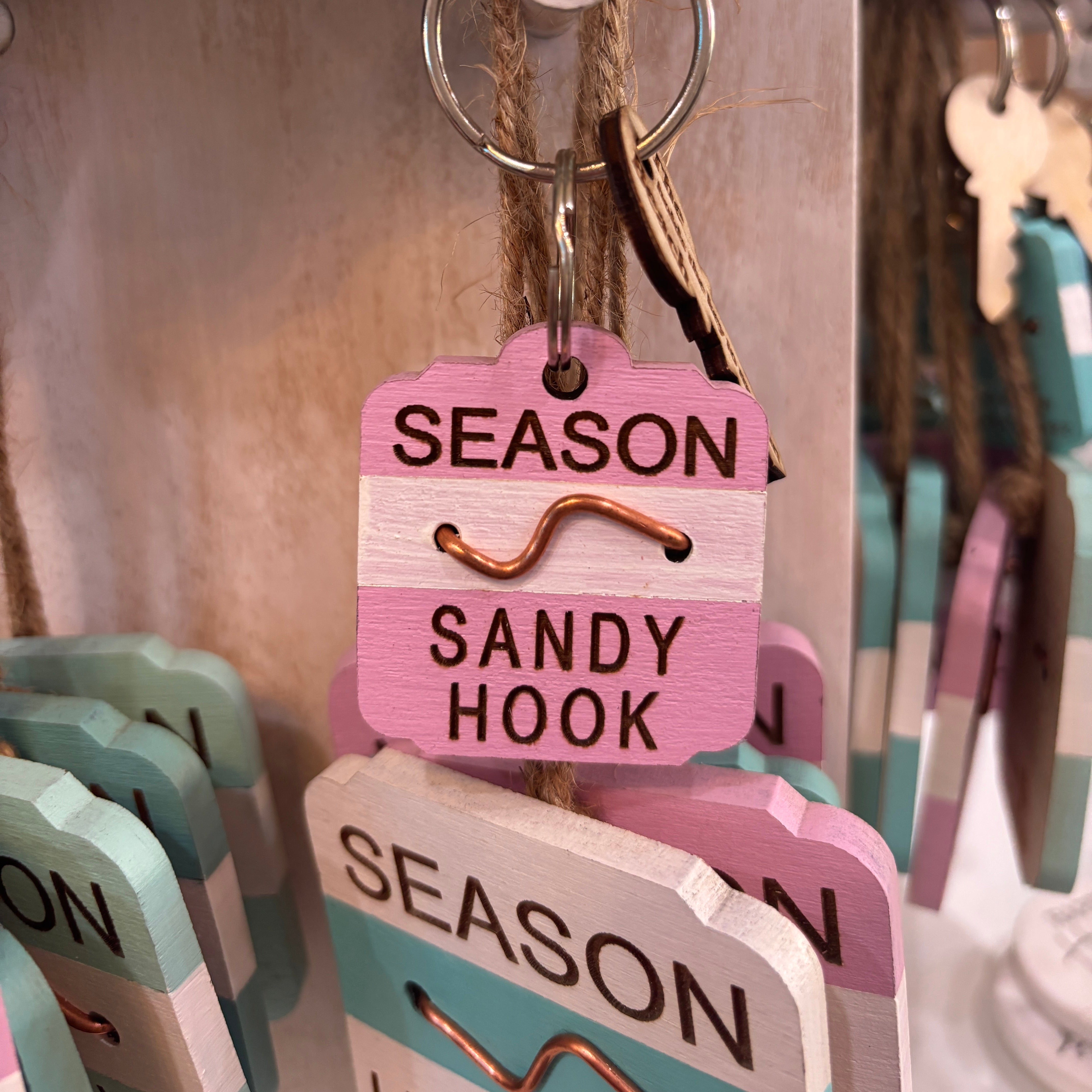 Shore Town Key Chain - Sandy Hook