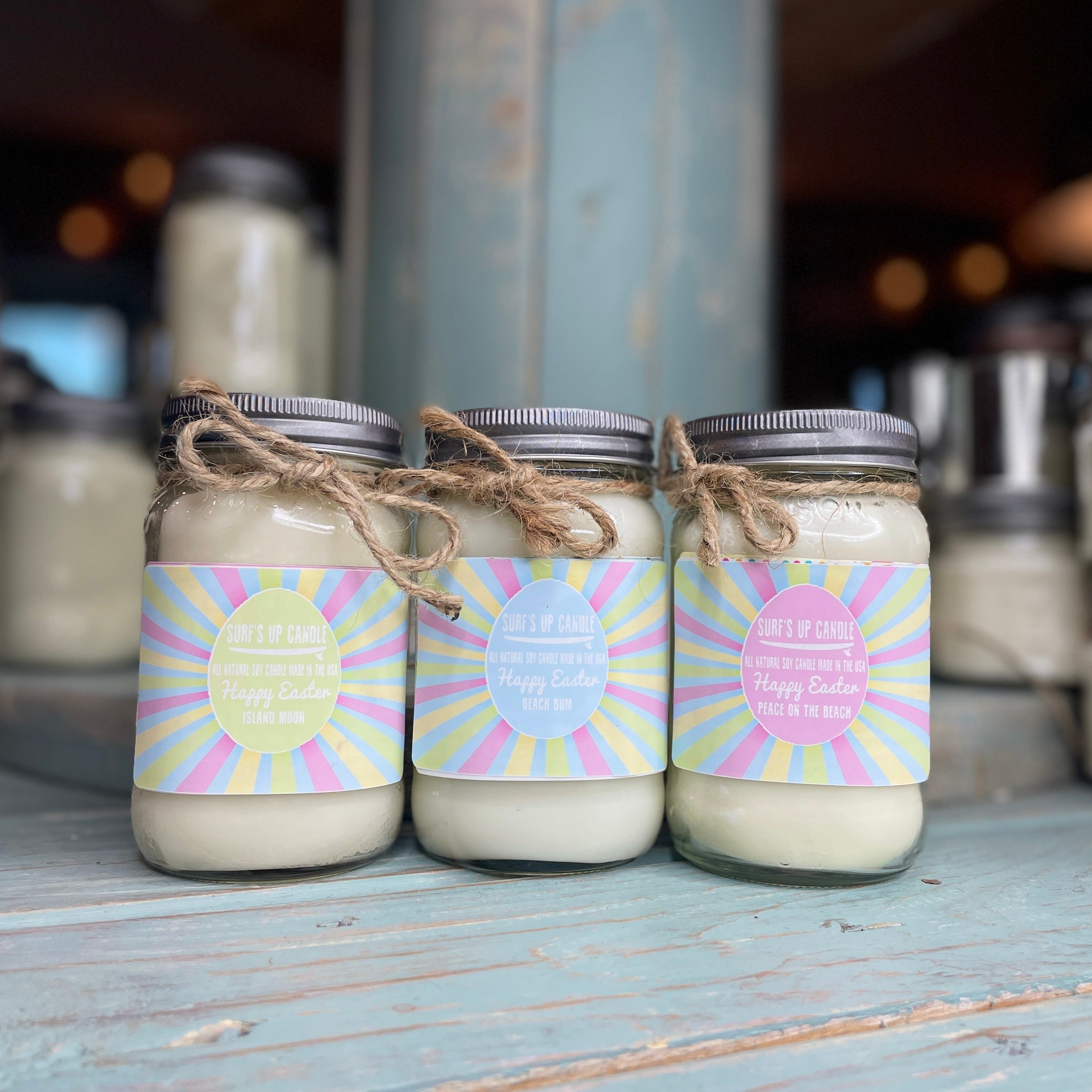 Easter Eggs Mason Jar Trio - Easter Collection