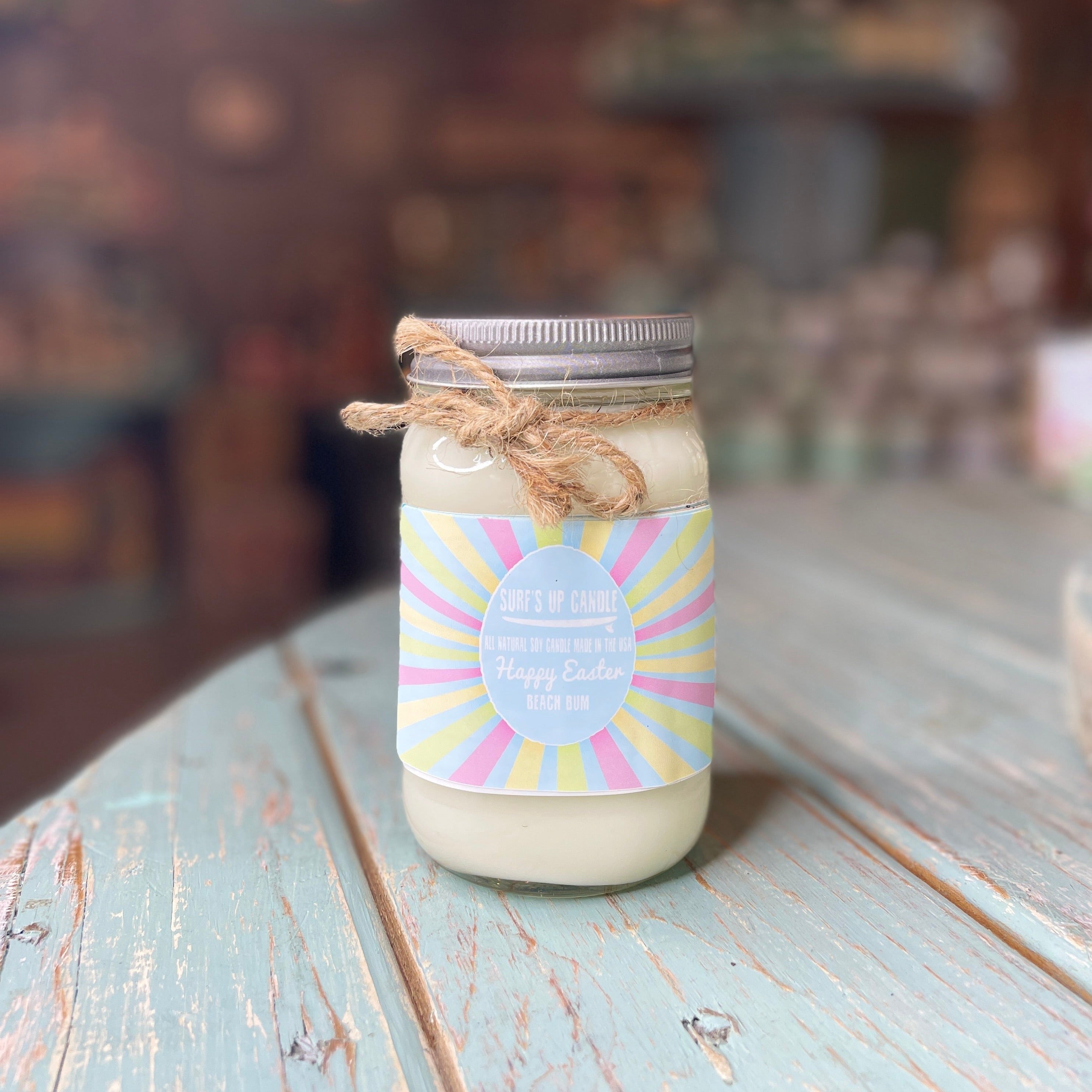 Beach Bum Easter Eggs Mason Jar - Easter Collection