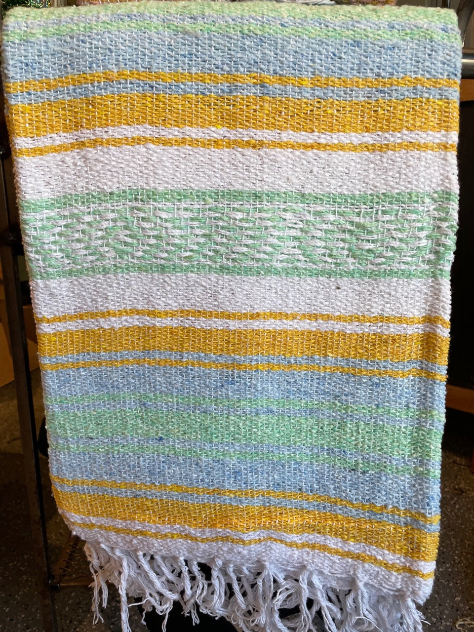 Beach Towels l Throw Blankets - Yellow | Blue | Green #100
