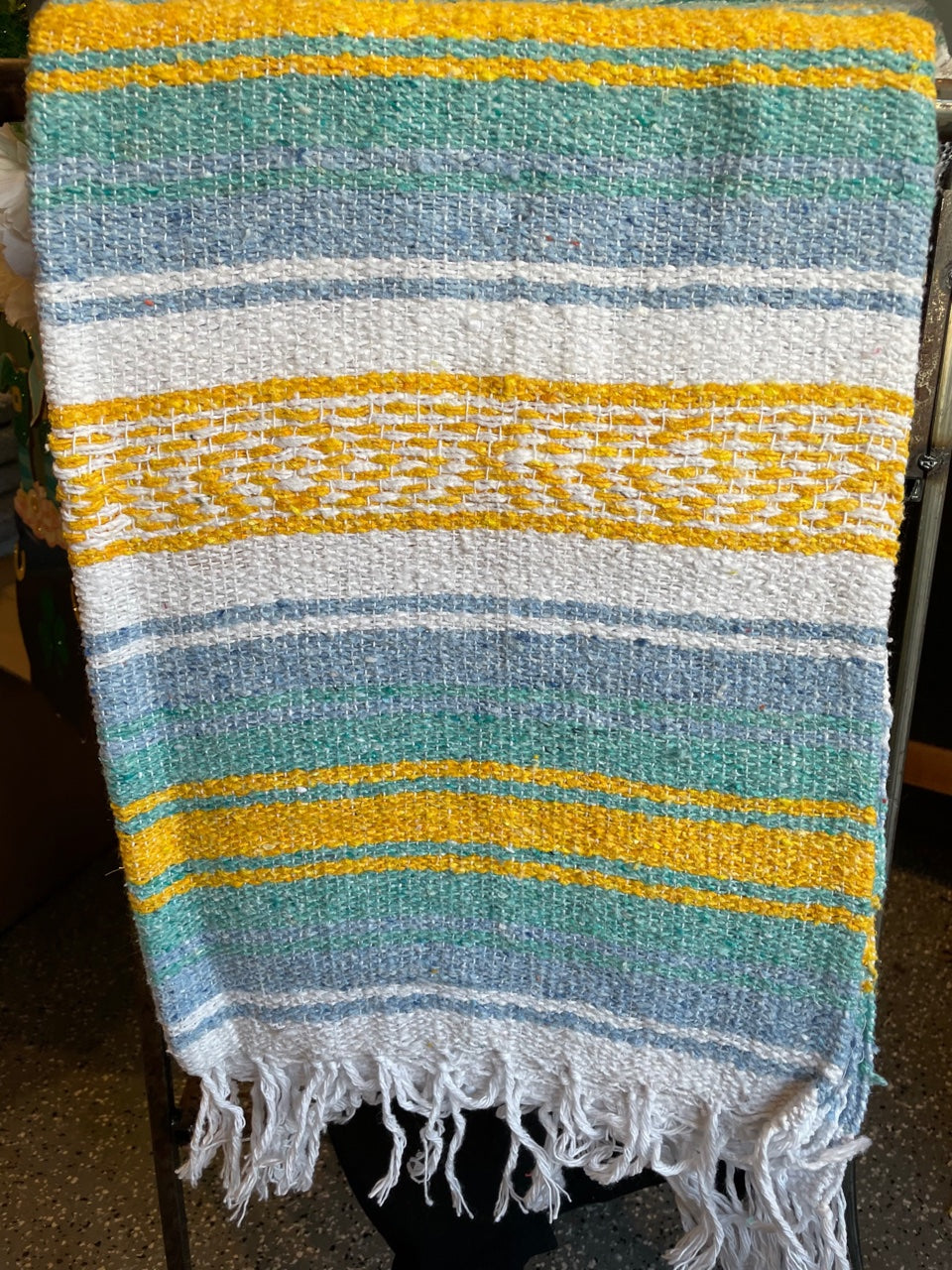 Beach Towels l Throw Blankets - Blue | Yellow #102